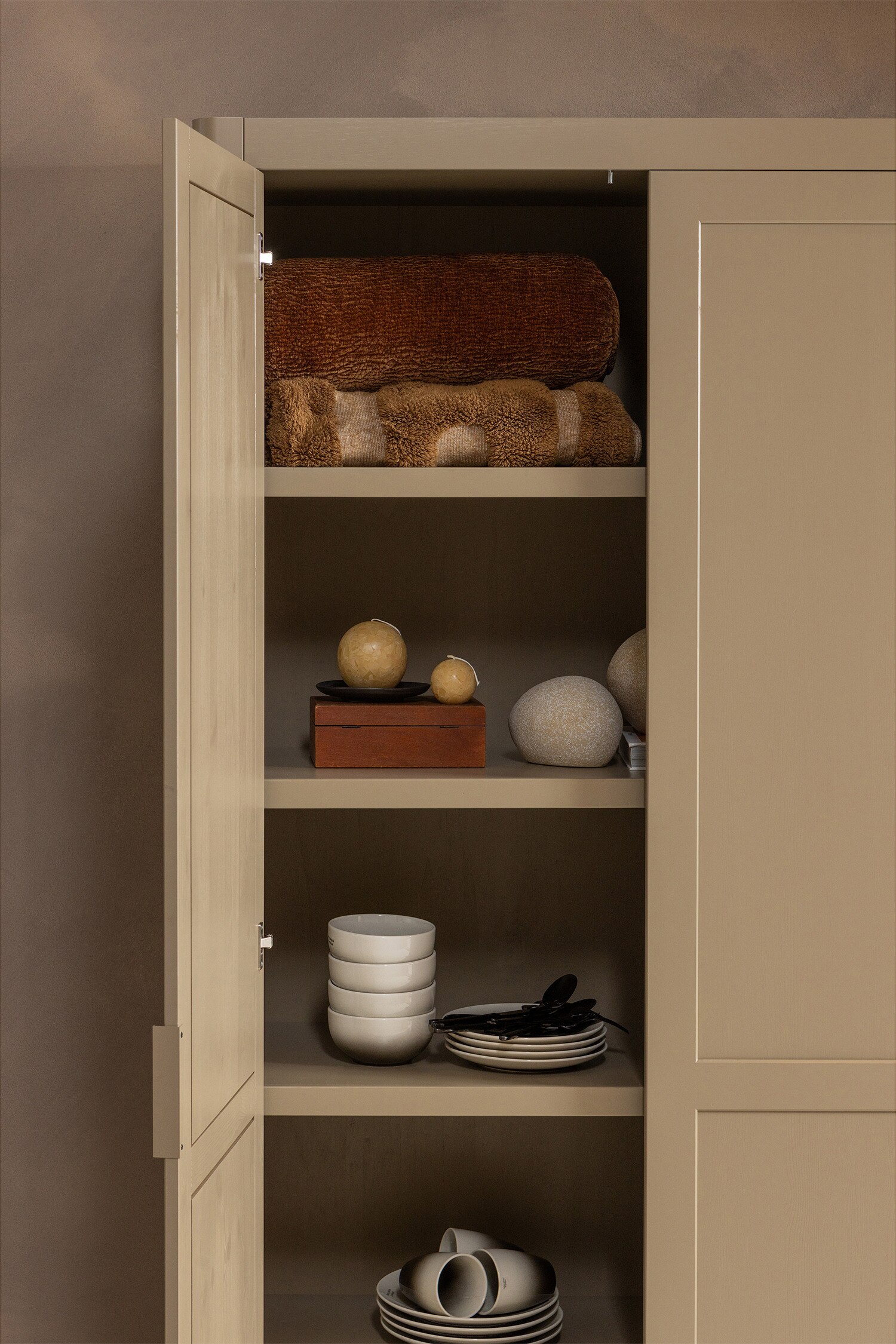 Gunnar Storage Cabinet - Brown/Black