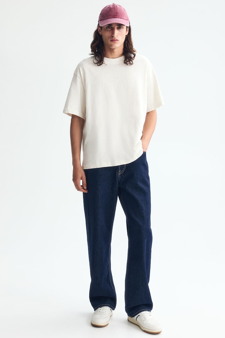 Pamučna majica Relaxed Fit