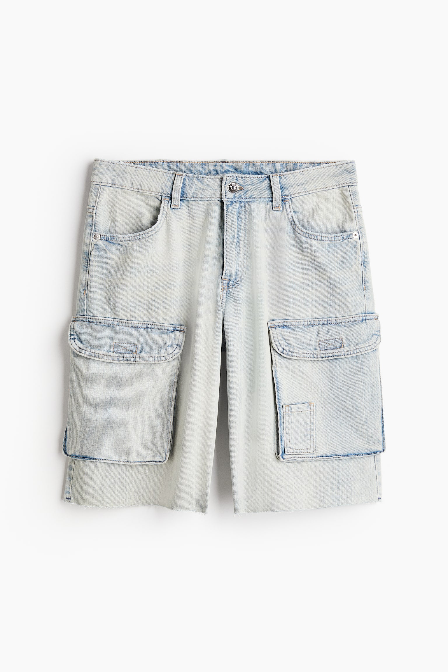 Low Denim cargo shorts - Pale denim blue/Black/Pale denim blue - 2