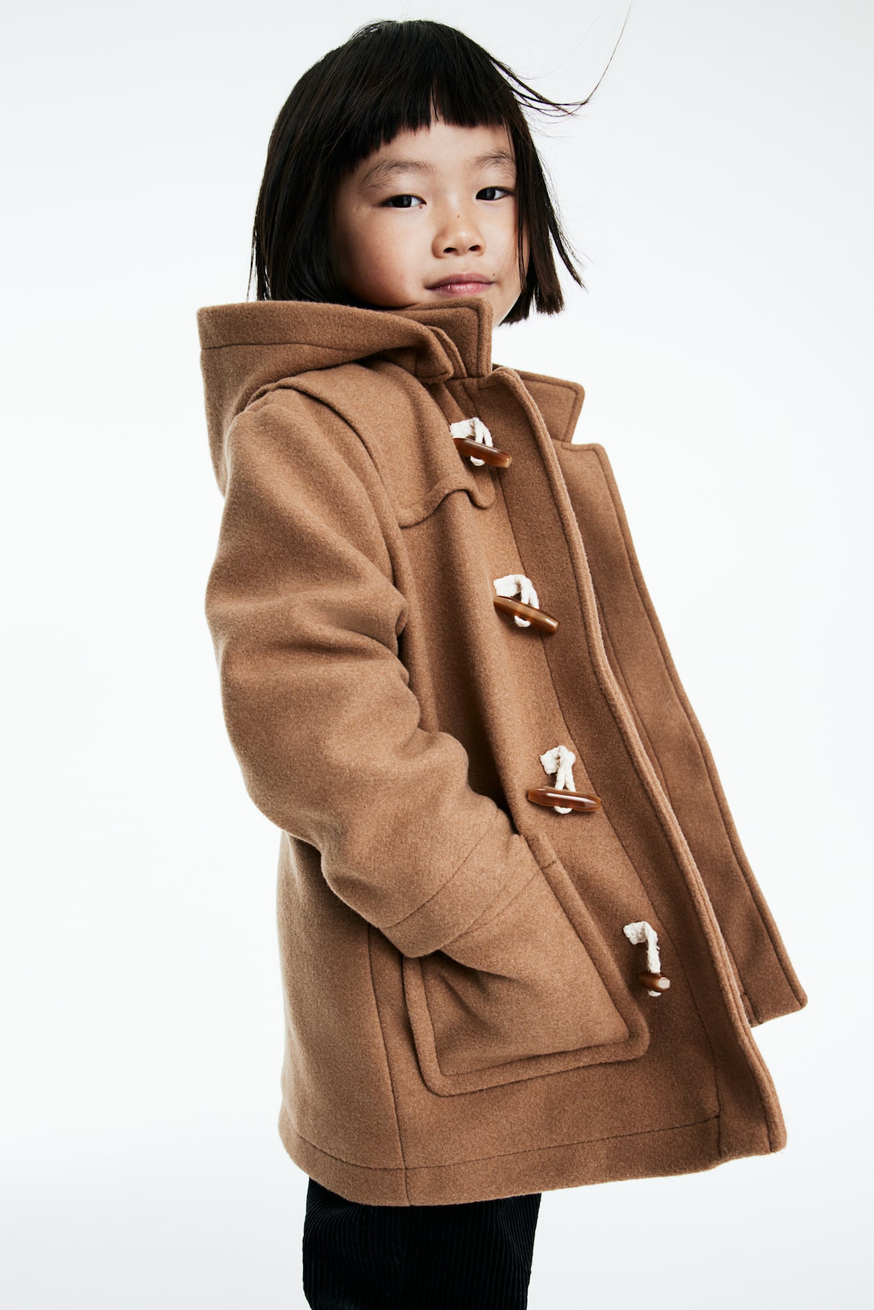 Wool Duffle Coat Montgomery Corto Burberry Giacca Montgomery
