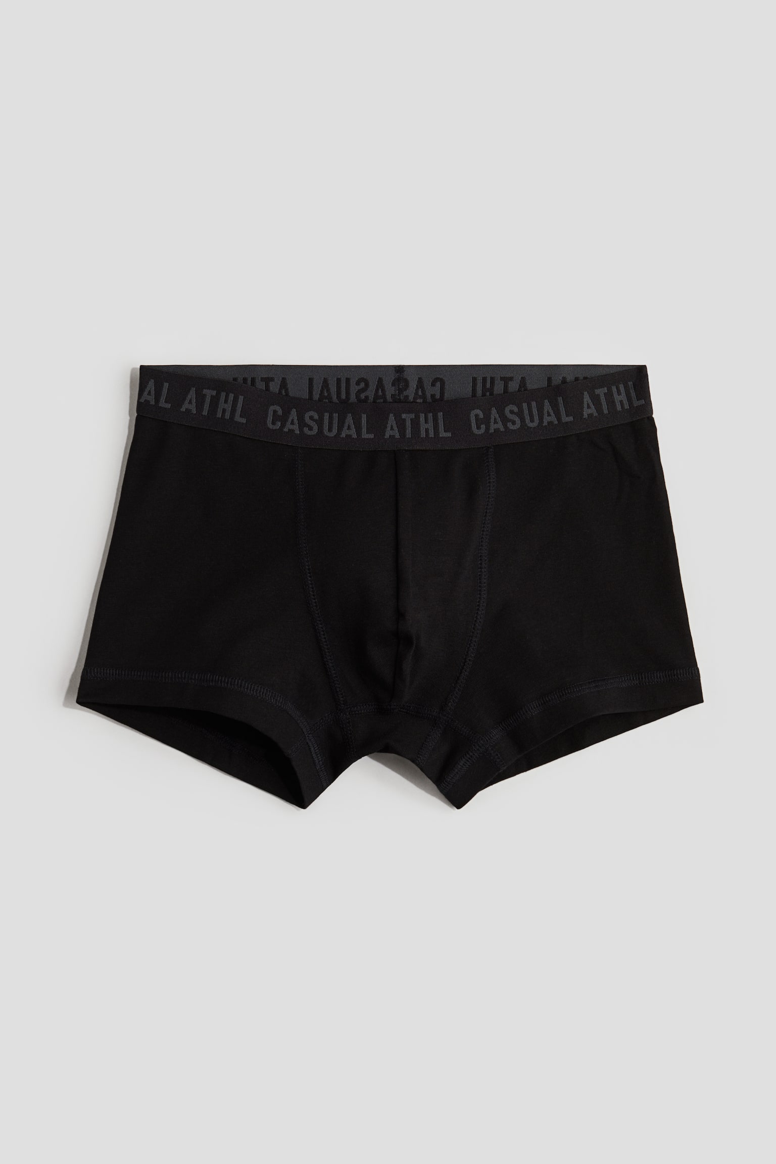 Детские трусы-боксеры H&M, набор 5 пар, цвет: Чёрный — фото 2