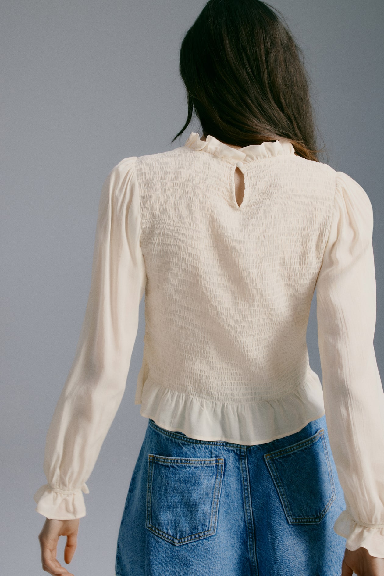 Smocked-Bodice Top - image 2