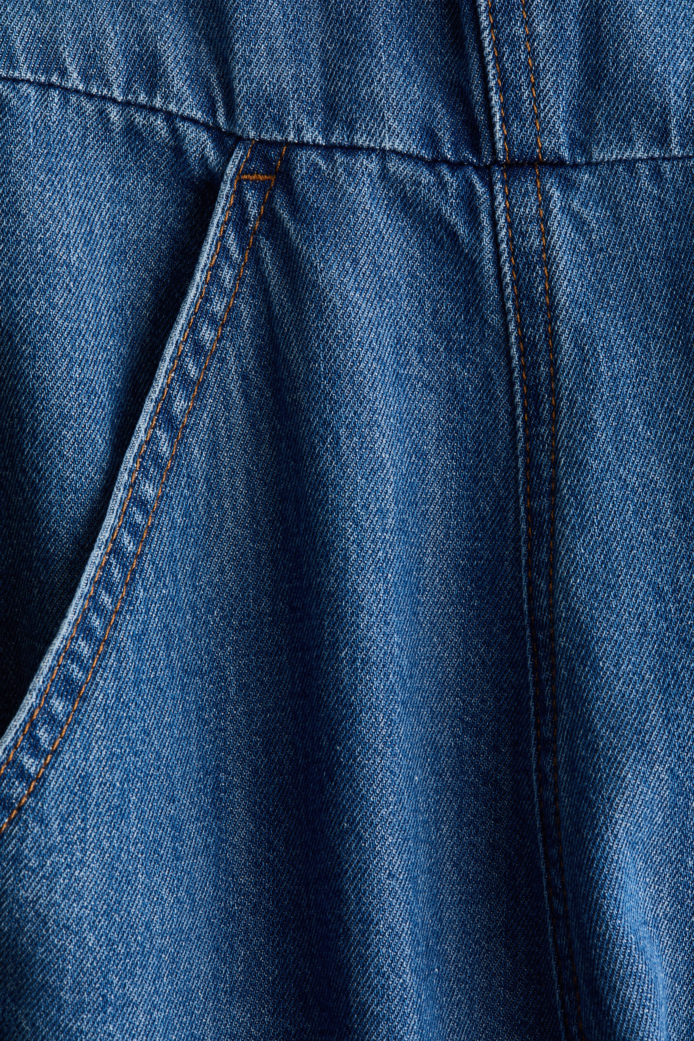 Denim shirt dress