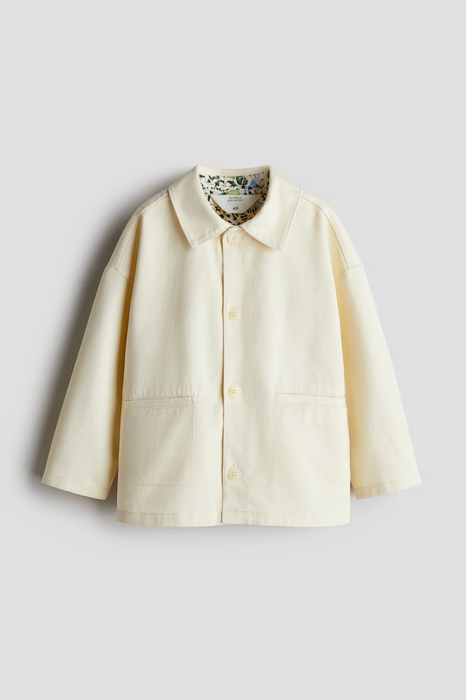Overshirt aus Baumwolle - Hellgelb - 1
