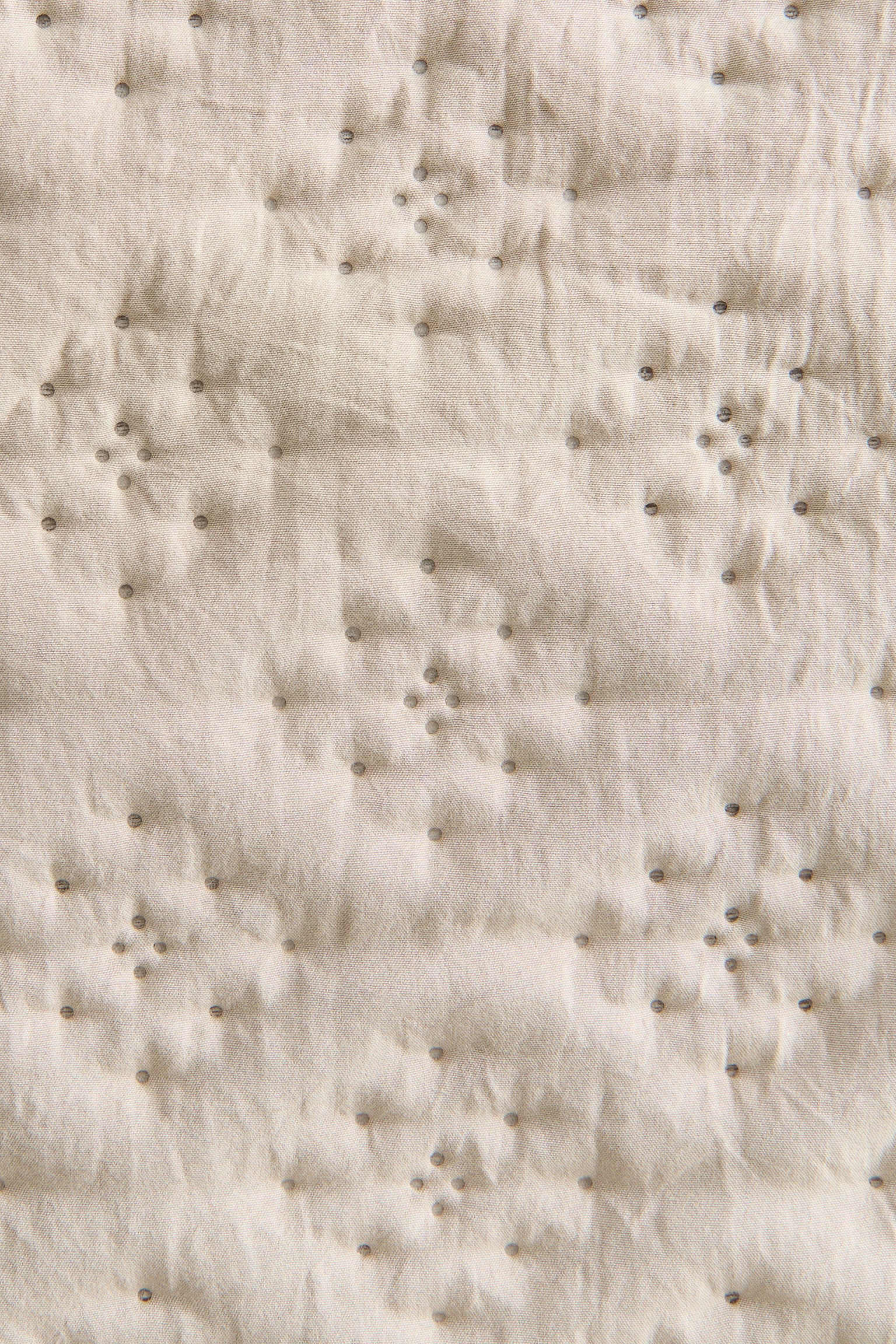 כיסוי מיטה קווילט - בז' בהיר - 2