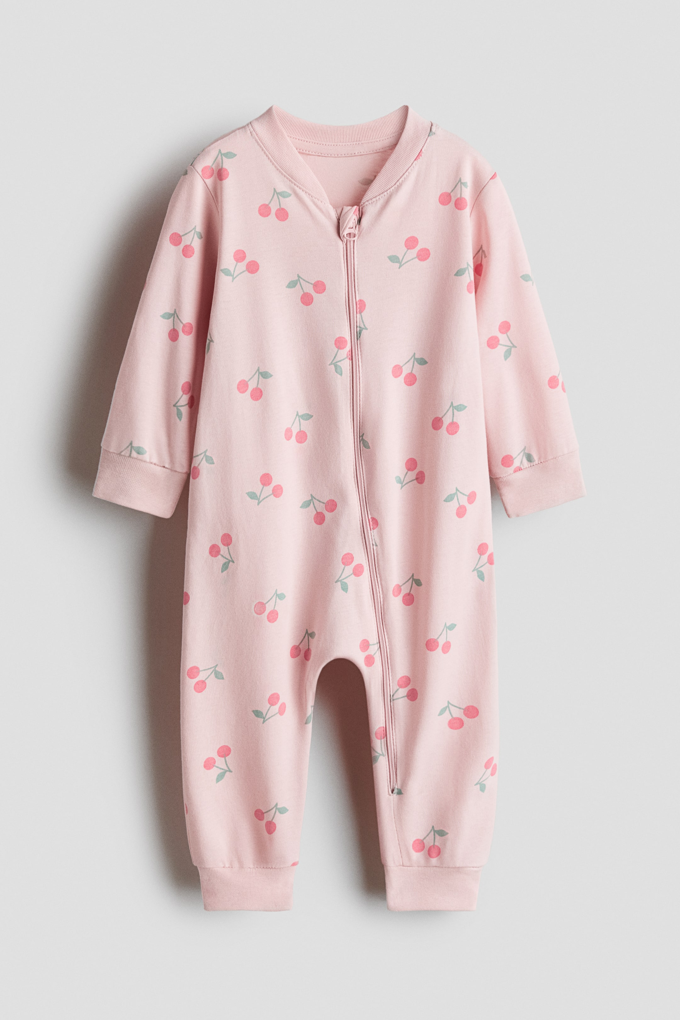 Büyük resmi görüntüle: Desenli Tulum Pijama - Light pink/Cherries - ÇOCUK | H&M TR 1
