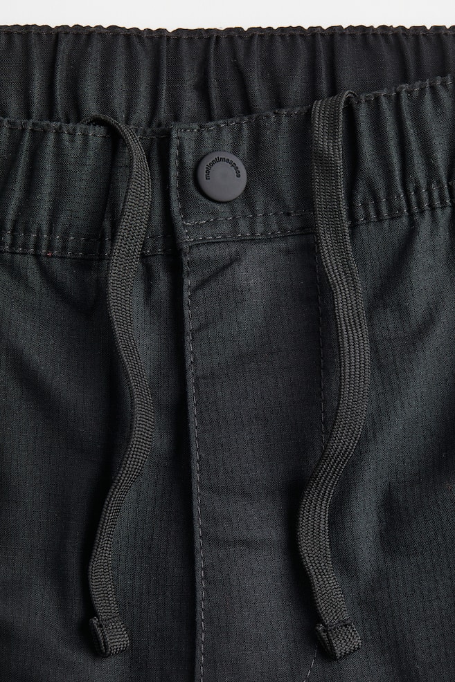 Pantaloni cargo in tessuto ripstop Regular Fit - Nero/Beige/Grigio/Verde kaki scuro - 6