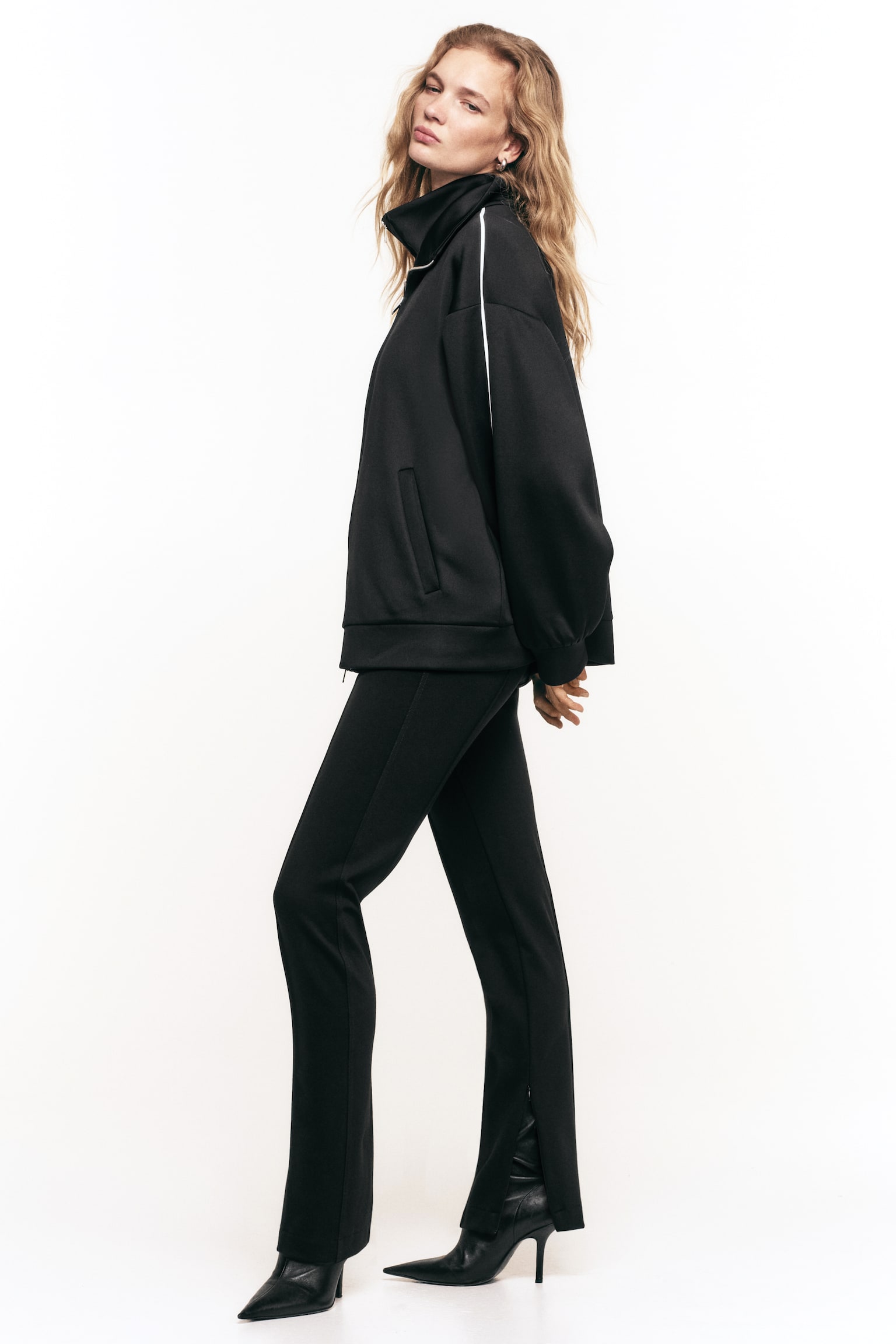 ז'קט מבד סקובה - שחור - 6