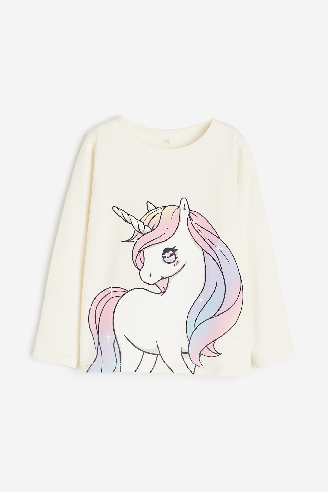 Stampa Unicorno Magliette Unicorno Bambina Maglia In Jersey Con