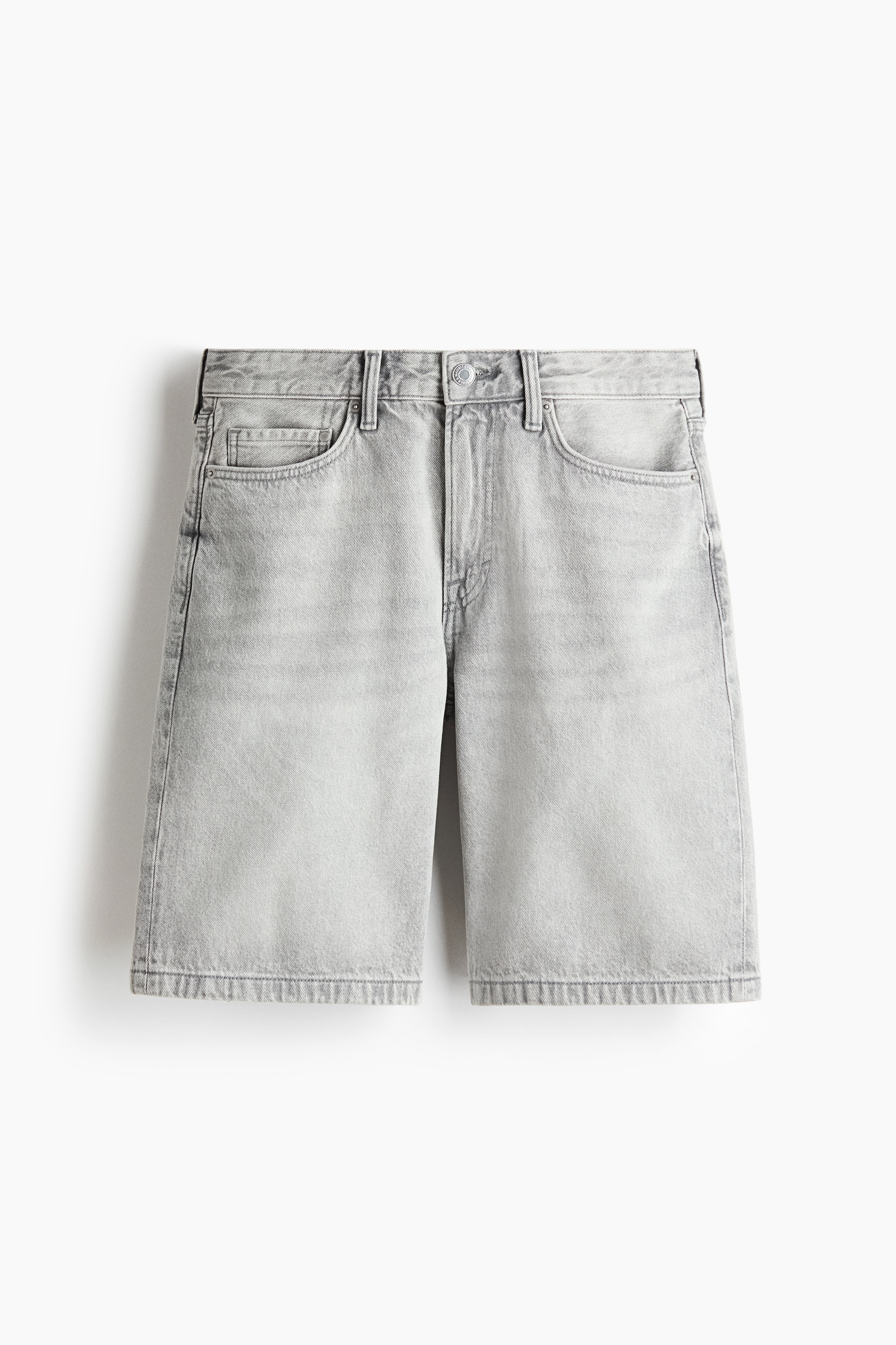 Lässige Denimshorts - Helles Denimgrau/Dunkles Denimblau/Denimblau