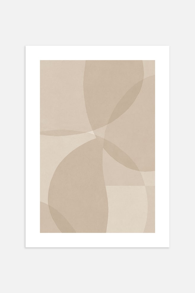 Abstraktes Poster - Muted Layers/Sculpted - 1