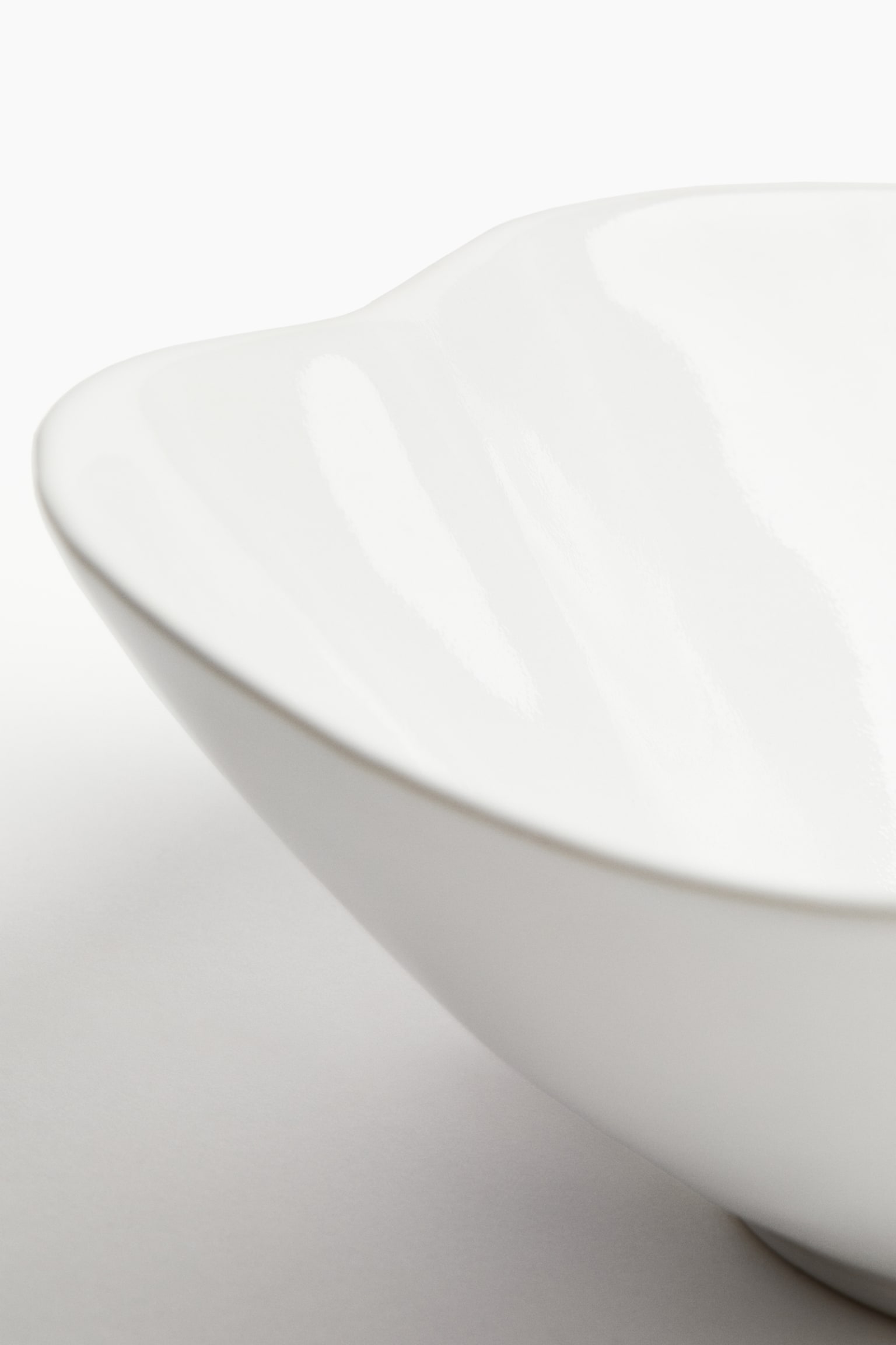 Large stoneware serving bowl - White - 3