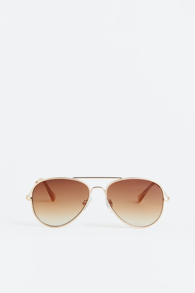 Sunglasses - Gold-coloured/Beige - 2