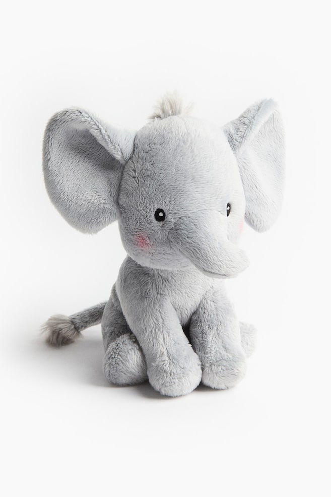 Soft toy - Light grey/Elephant/Brown/Squirrel/Light beige/Alpaca/Black/Bird/Light beige/Giraffe - 1