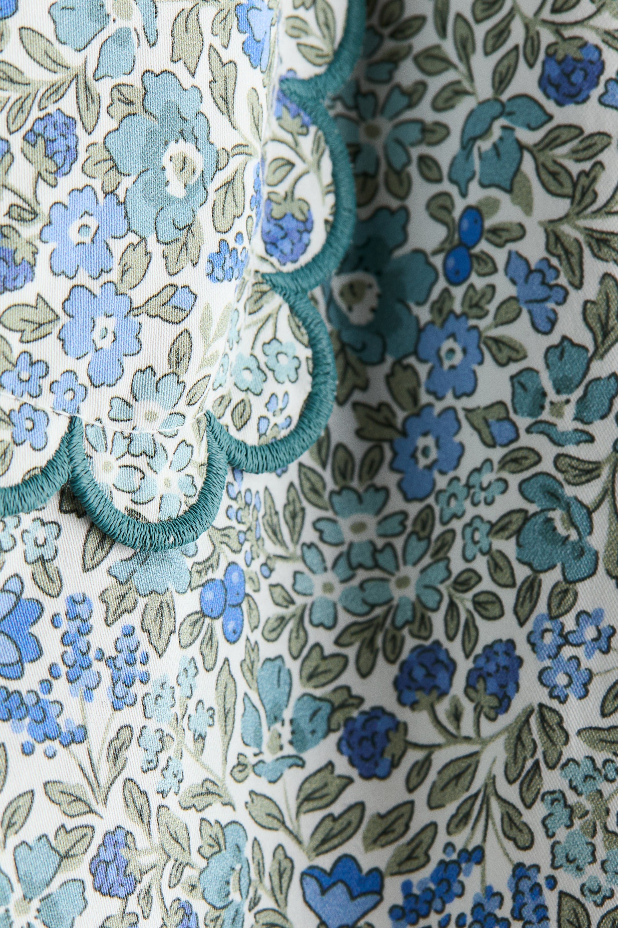 Детские юбки H&M Floral-Print Poplin Skirt — фото 4