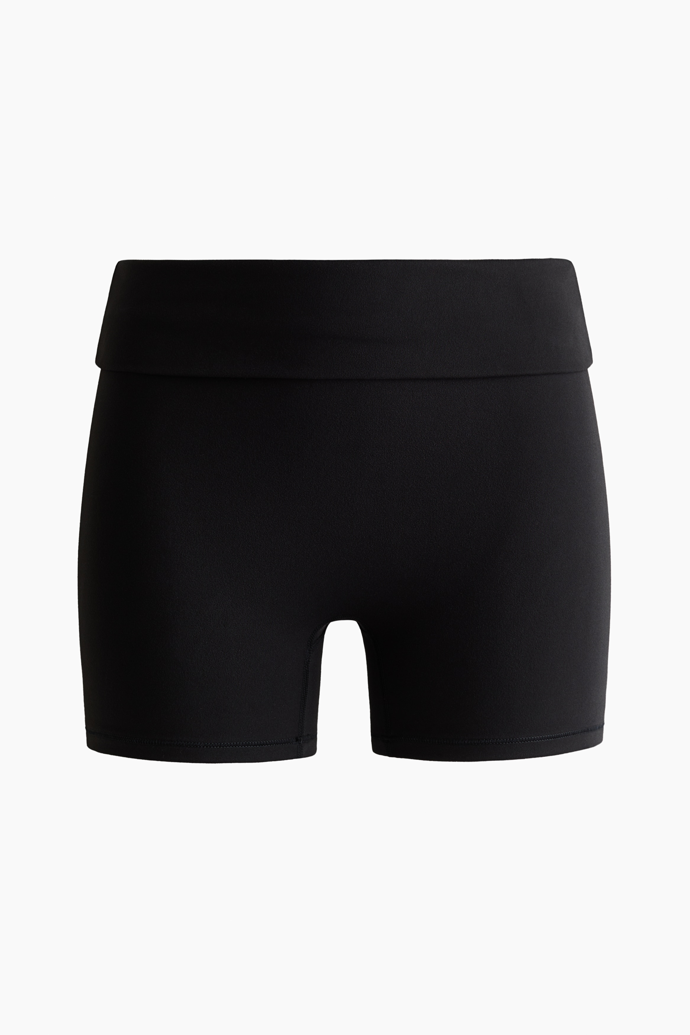 Sports Biker Shorts with SoftMove™ - Black/Sky blue