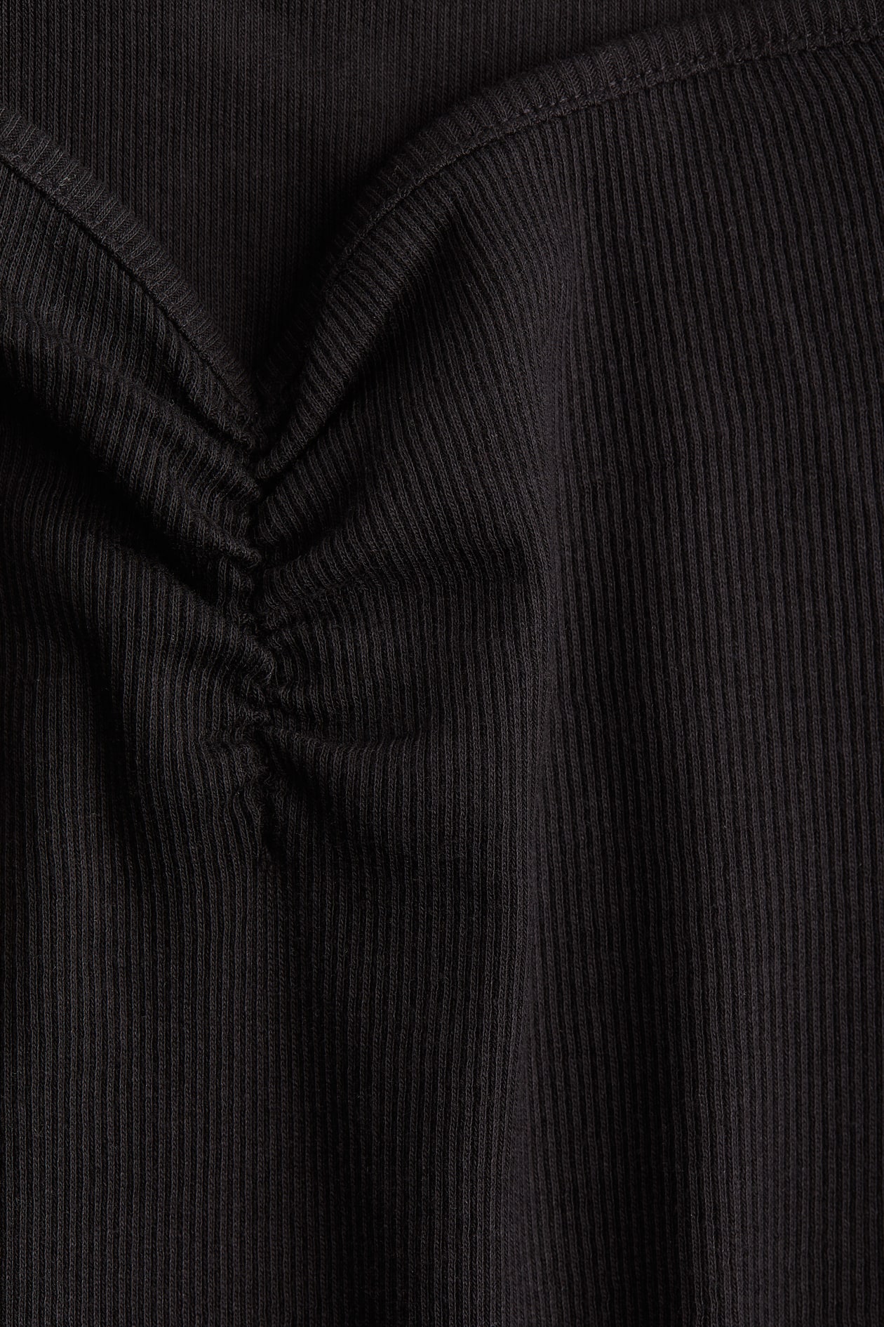 Ribbed Boat-Neck Top - image 2