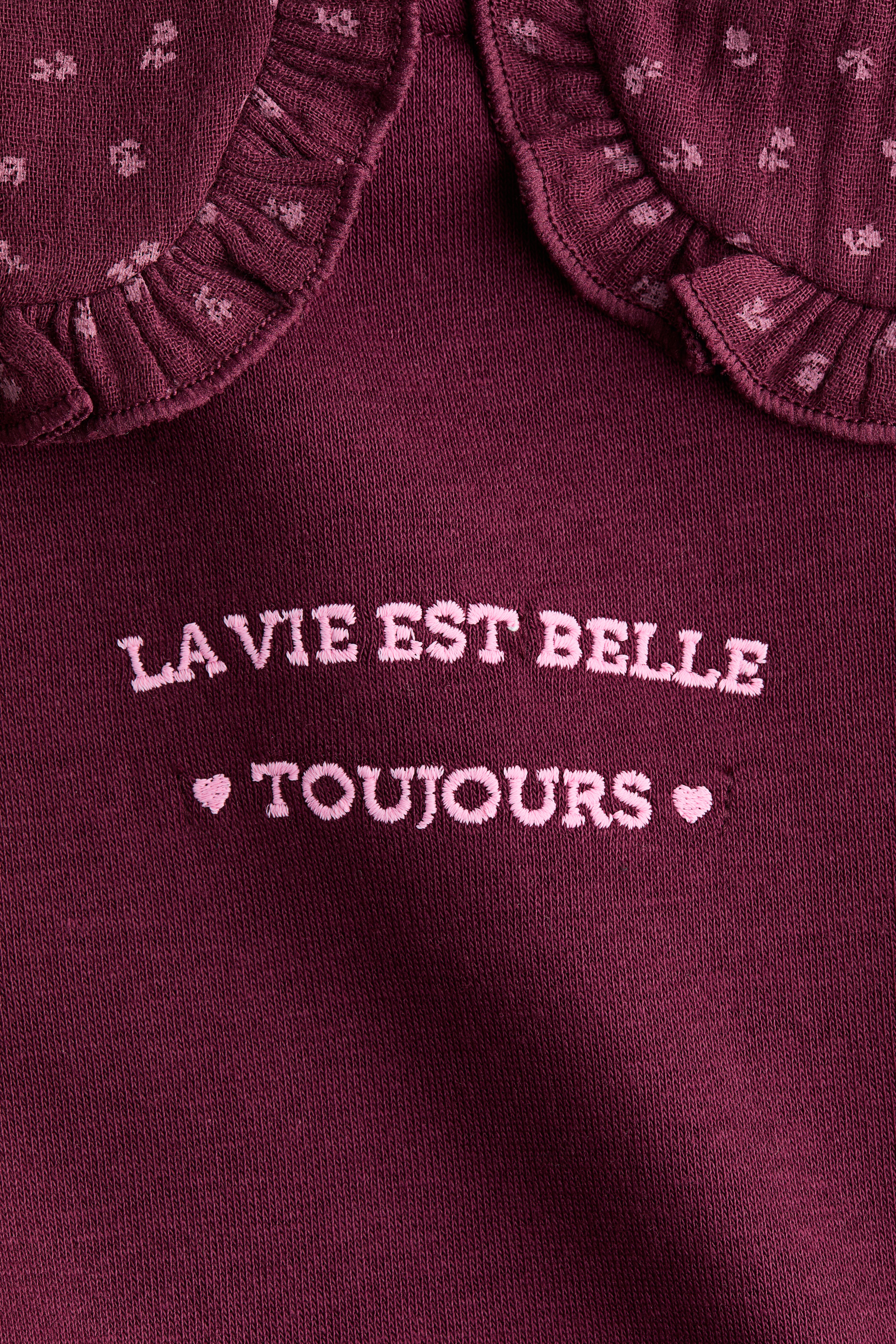 Sweatshirt with Collar