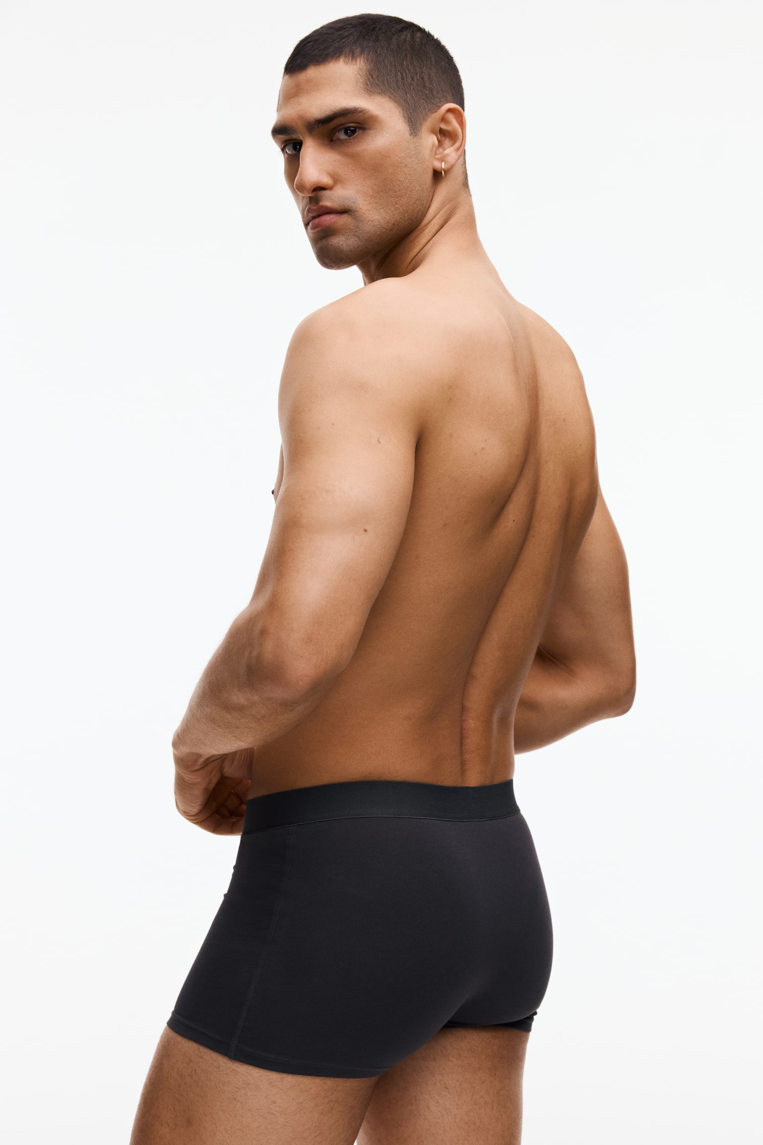 5-pack short trunks with Lycra® - Teal/Light grey/Dark grey marl/Black/Black/Navy blue/Beige/Dark brown/White/Grey marl/Grey/Black/Light blue/Navy blue - 3