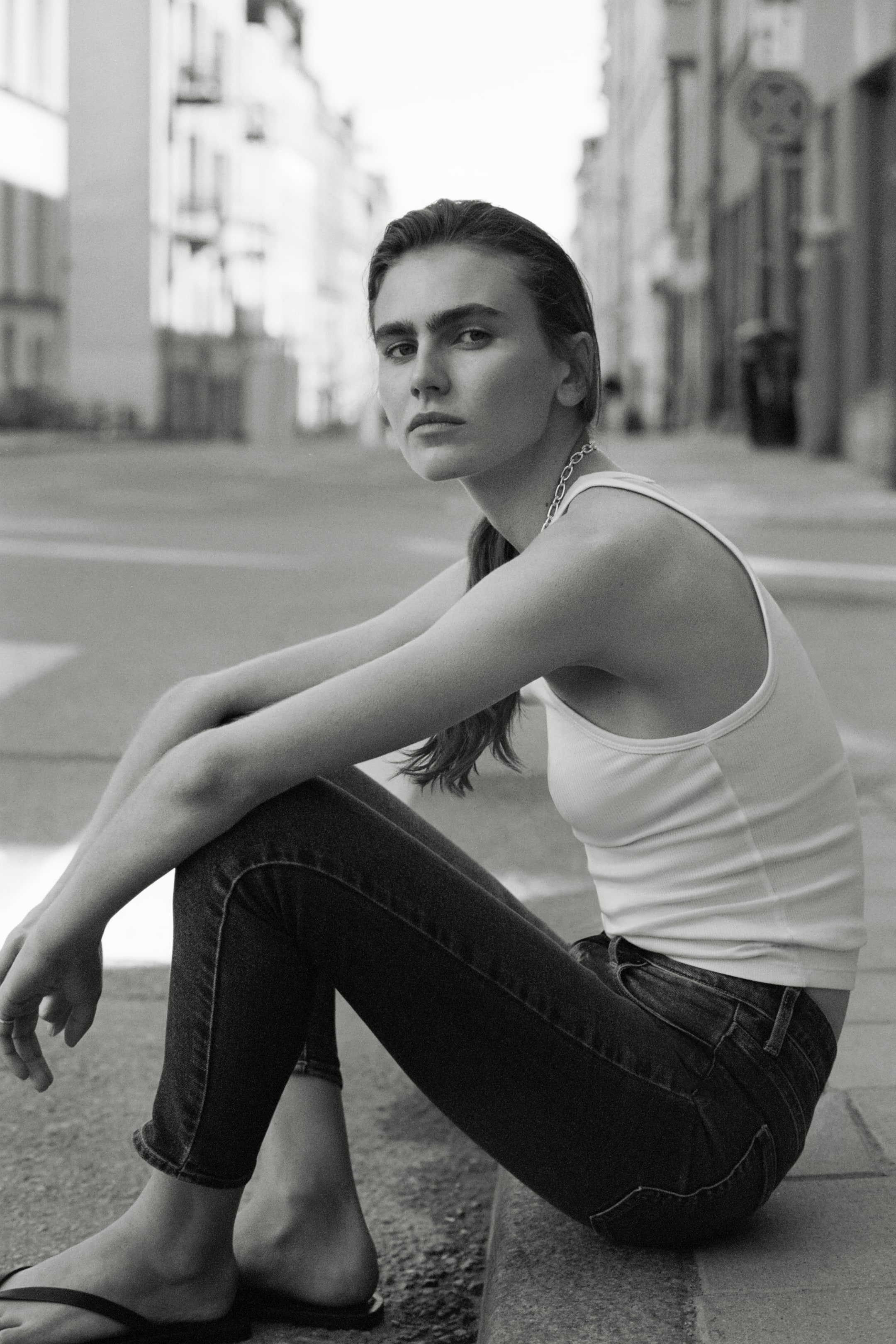 Vis større bilde: Skinny High Waist Jeans - Denimblå - Ladies | H&M NO 1