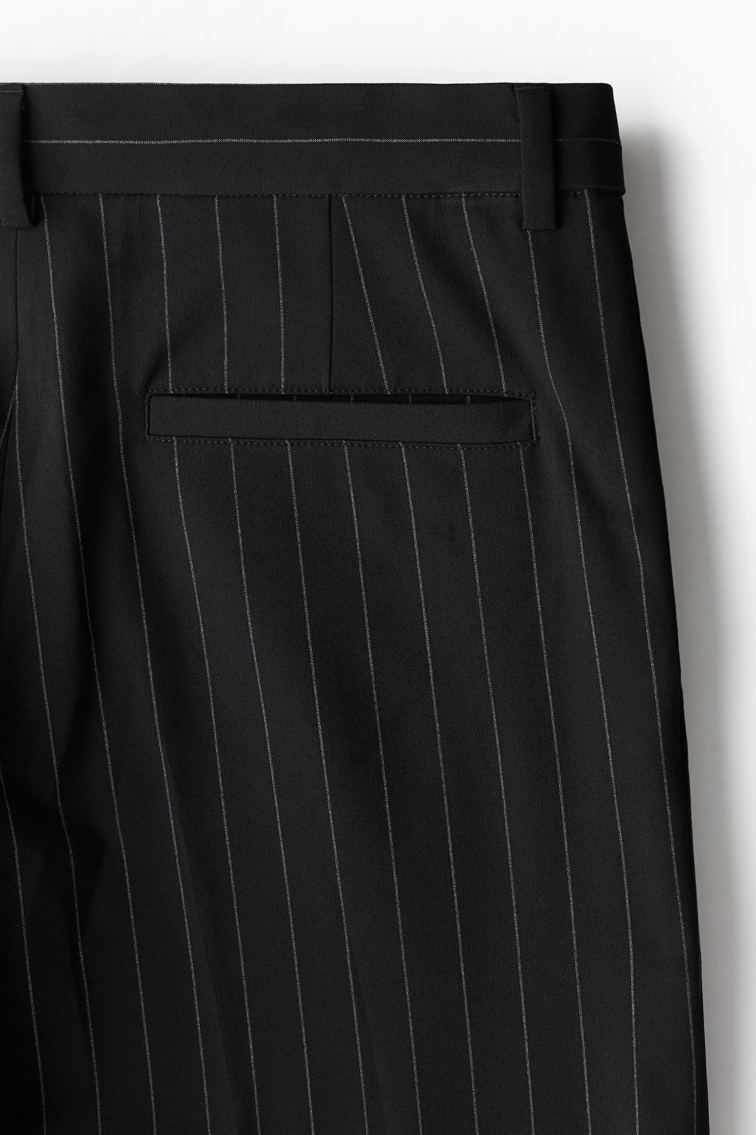 Loose Fit Tailored trousers - Black/Pinstriped - 8