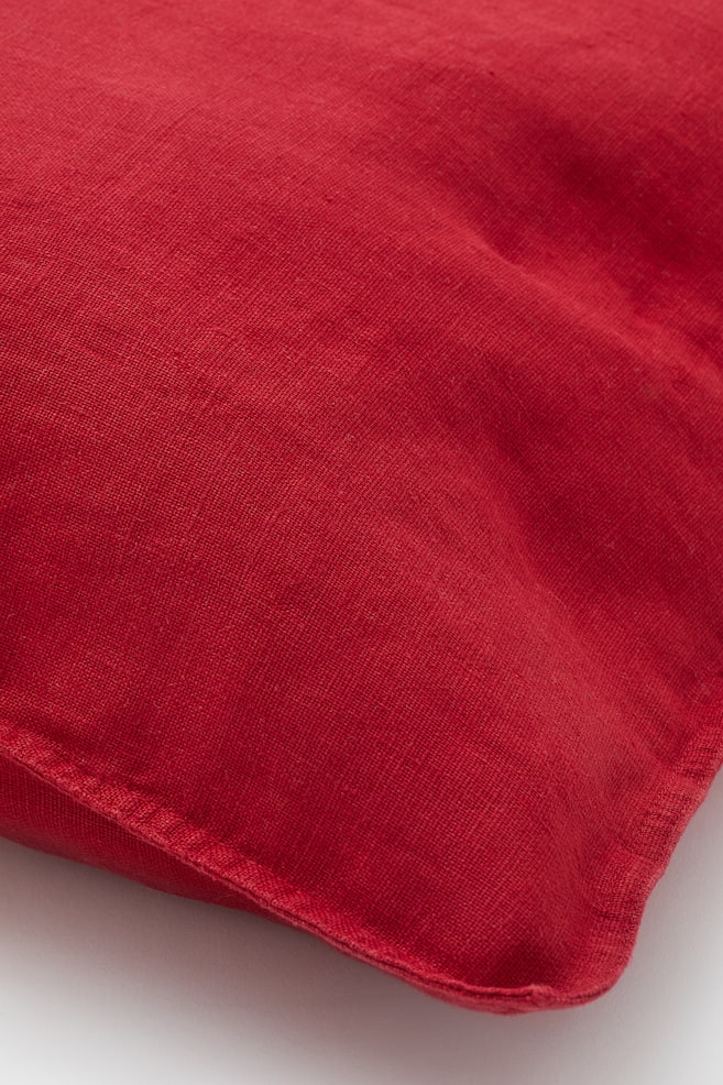 Washed linen cushion cover - Red/Anthracite grey/Light brown/Light blue/dc/dc/dc/dc/dc/dc/dc/dc/dc/dc/dc - 2