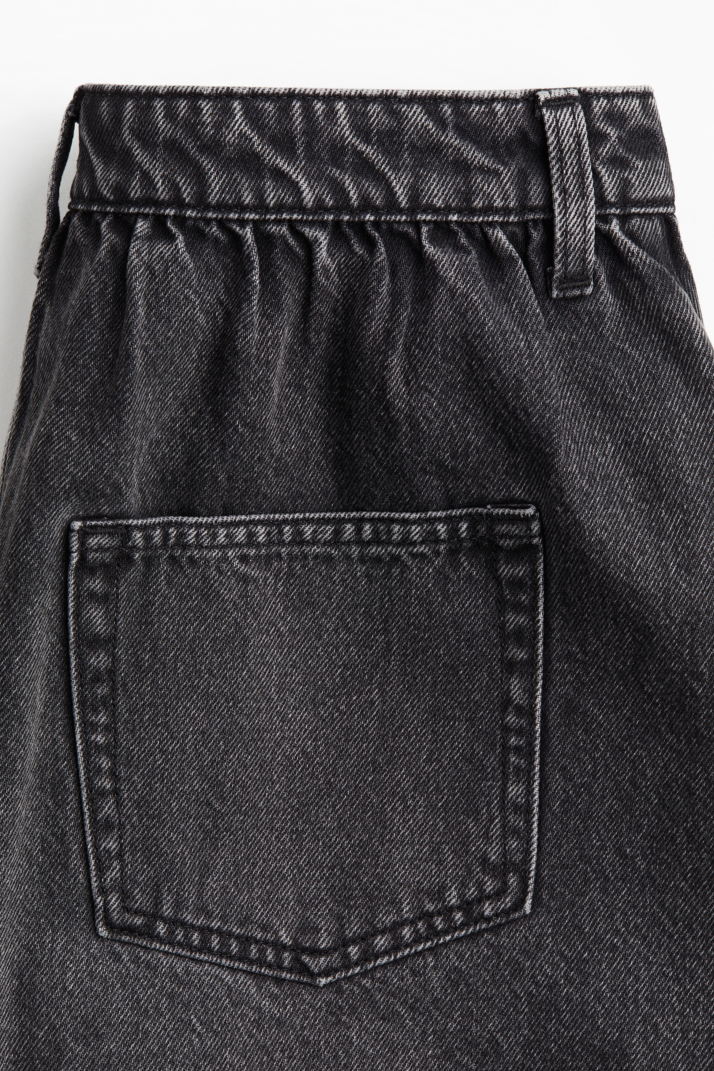 Denim mini skirt