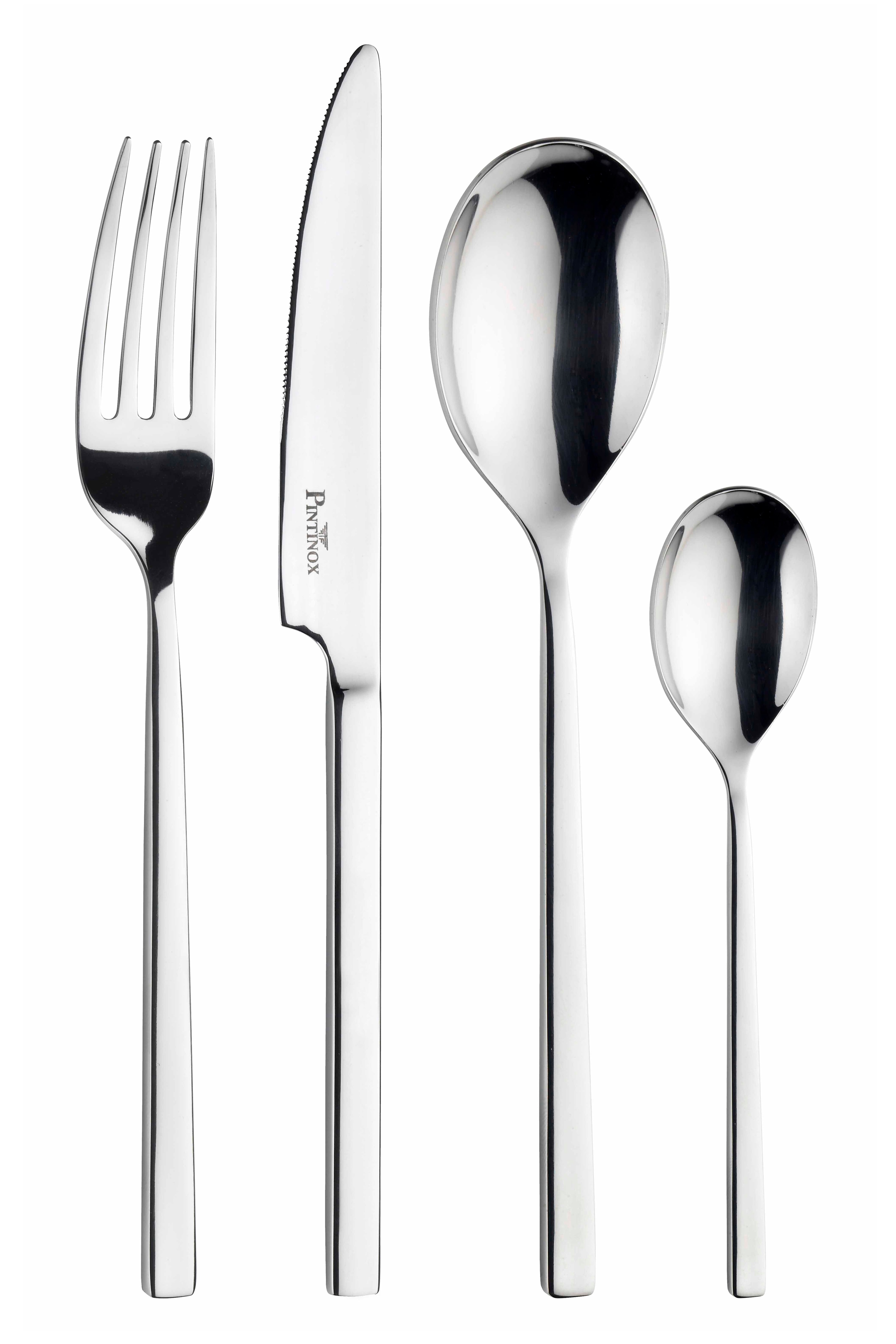 Pintinox - Tie 24 St. Set - Roestvrij Stalen Spiegelfinish