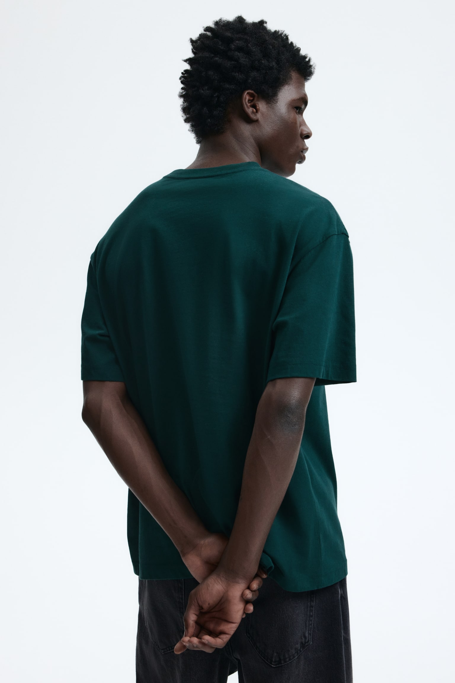 Loose Fit Printed T-shirt - Dark green/I'm Not In The Mood/Black/Lost Time/White/Watch party/Sage green/Angel Ridge/Plum purple/Orchards bookstore/Plum/Handle With Care/Light beige/Cat/White/Destined Beyond/White/Playa de Alcudia/Brown/Adapt/Blue/Light orange/Path of Nature/Blue/Still Water/White/Pasta/White/Frostbite Society/Light blue/Le Club Bleu/White/Greek Sardines/Light blue/Wickford Hills/Yellow/Enjoy the Present/Light blue/Vignaud/White/Cologne/Navy blue/Carmine LTD - 6