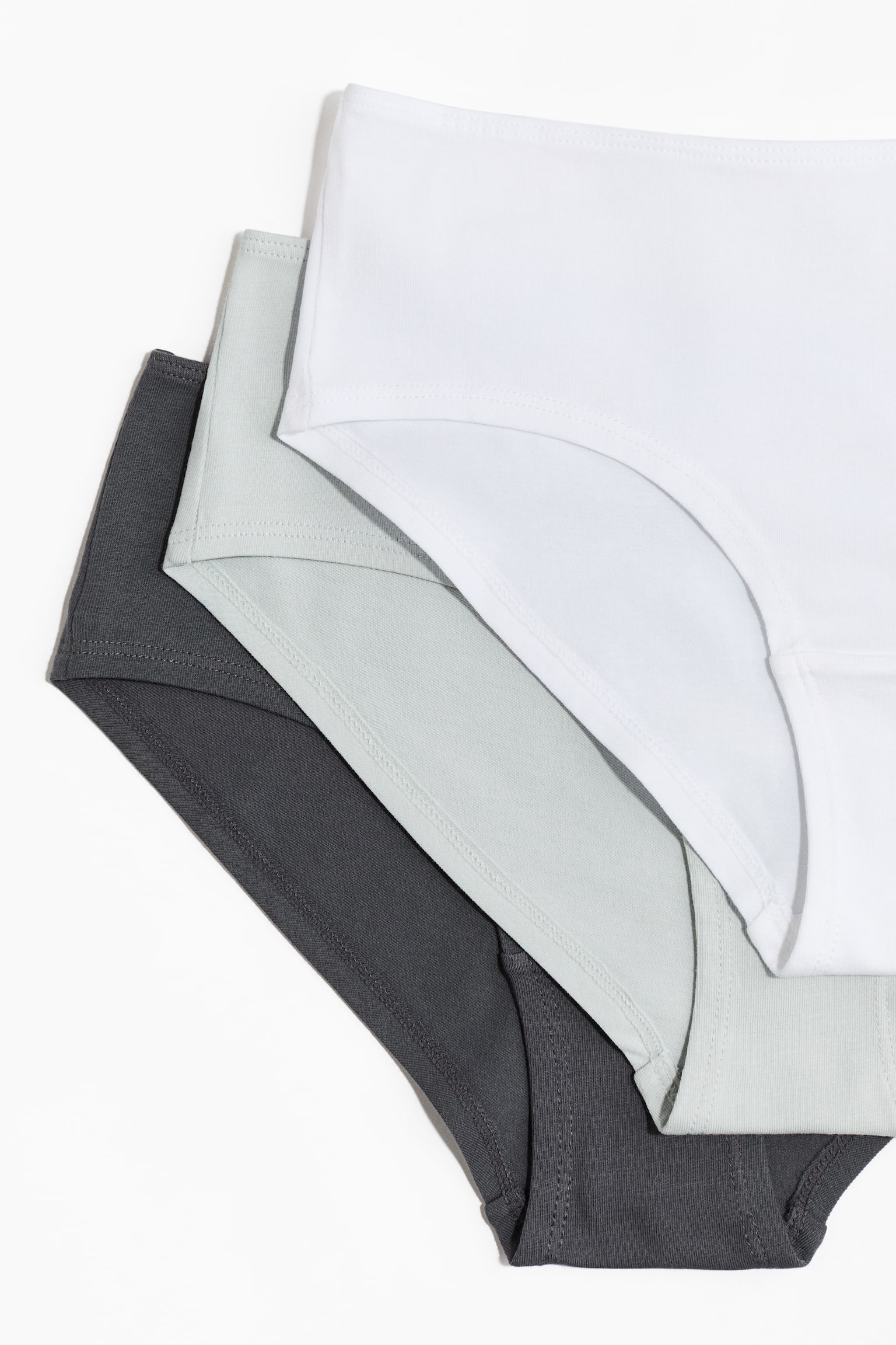 Hipsterショーツ 10枚セット コットン - グレー／ダスティグリーン/ライトブルー／ダスティブルー - 2