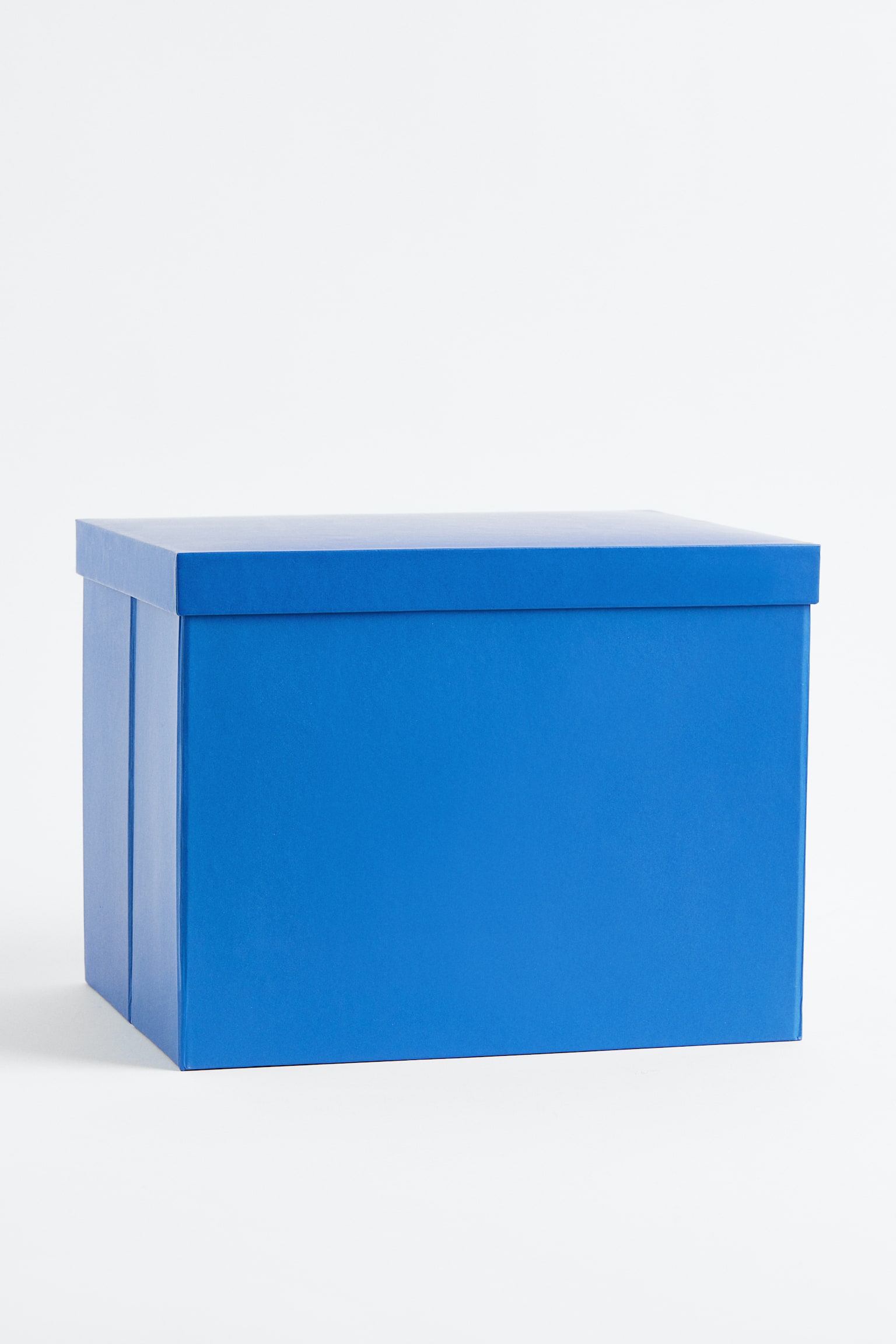 Large lidded storage box - Blue/Anthracite grey/White - 1