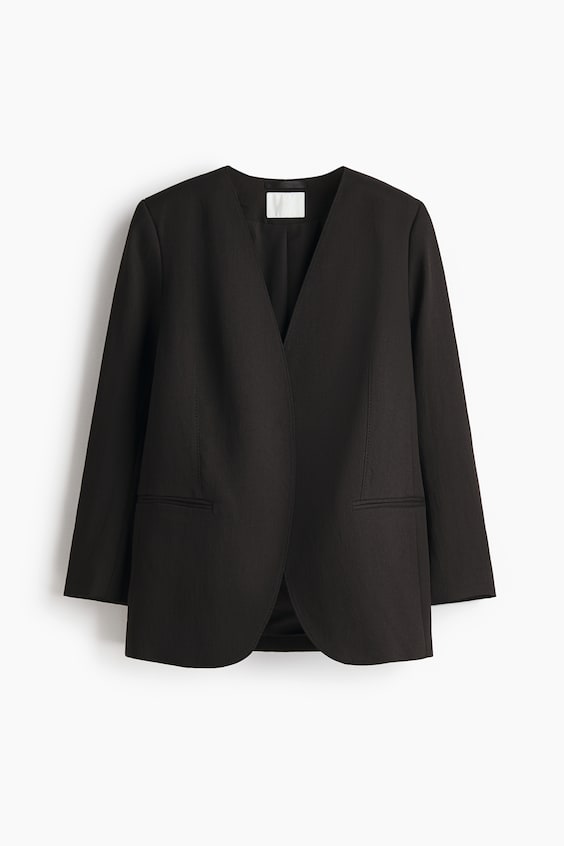 Женские пиджаки H&M Collarless Blazer