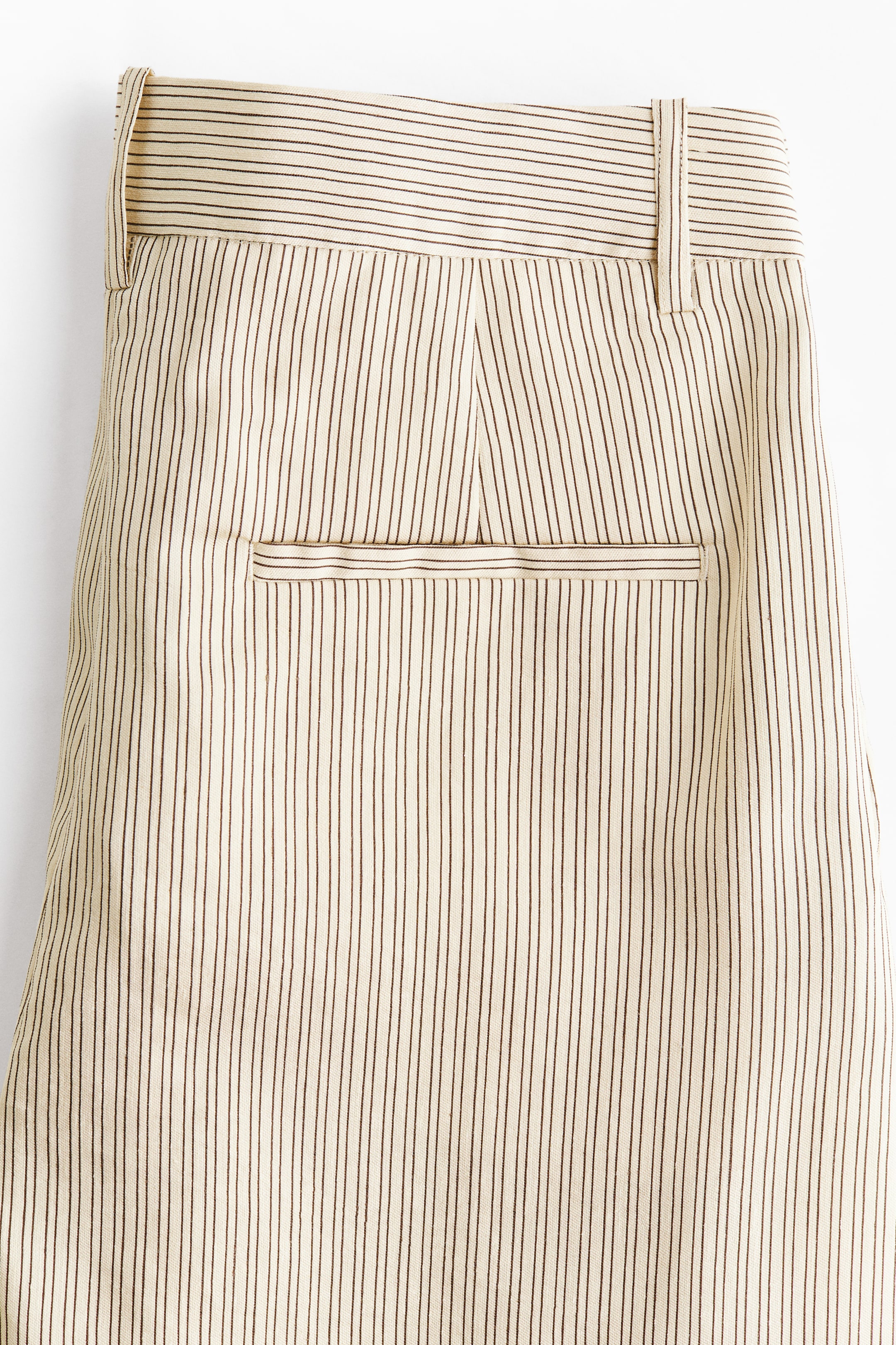 Linen-Blend Barrel Pants