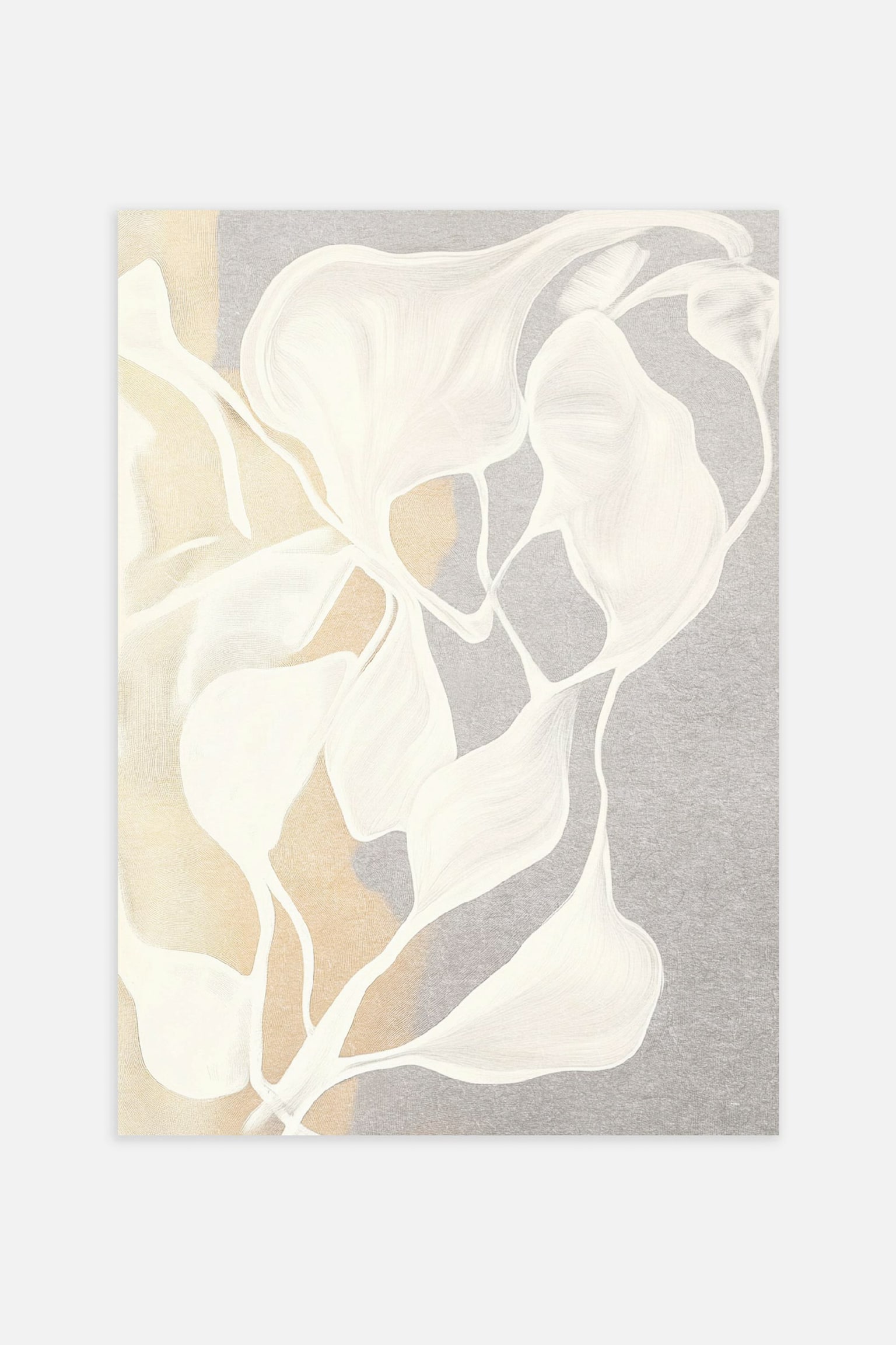 Abstraktes Poster - Fluid Organic Forms Ii/Fluid Organic Forms I - 1