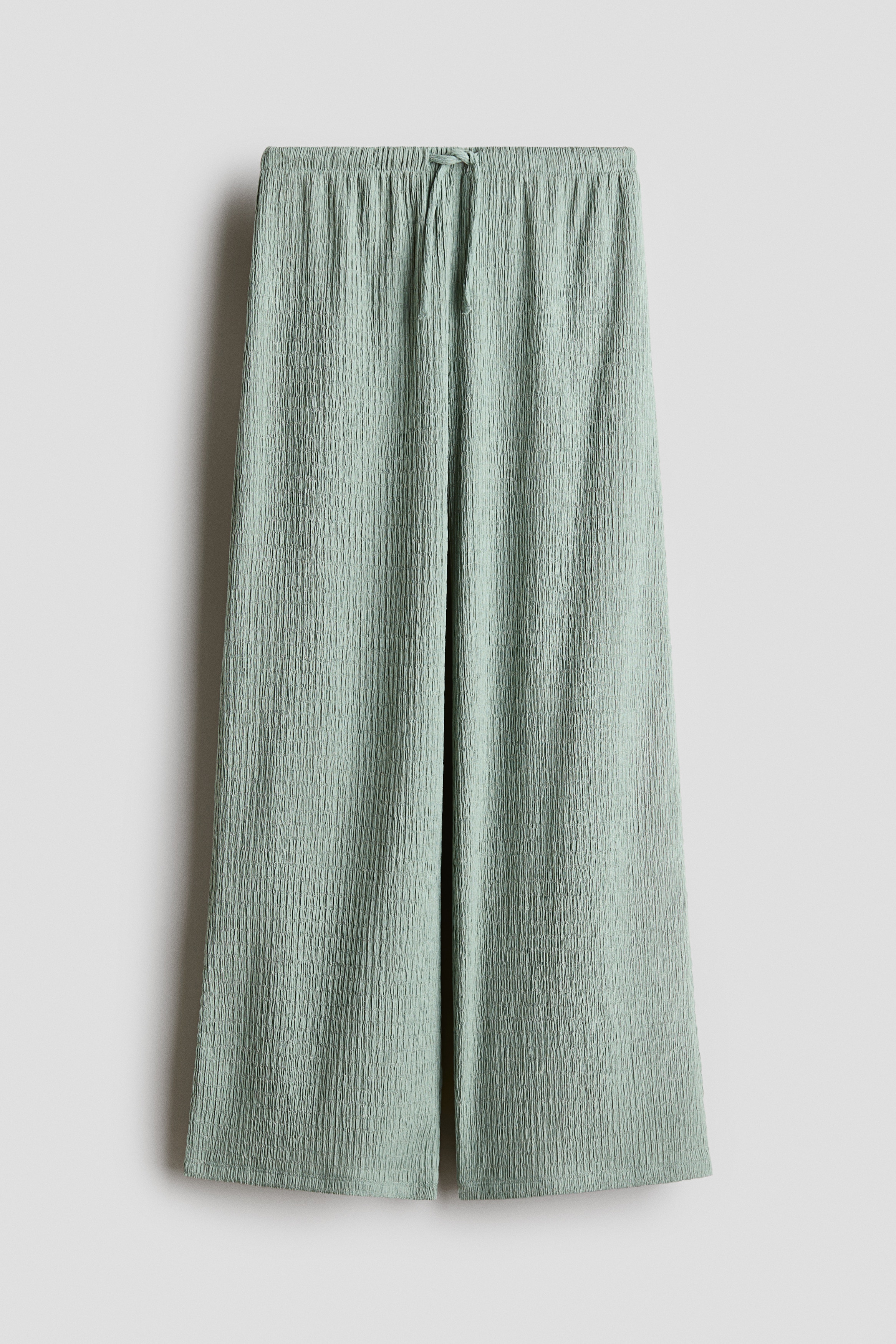 Textured Jersey Pants - Light dusty green - Kids | H&M US