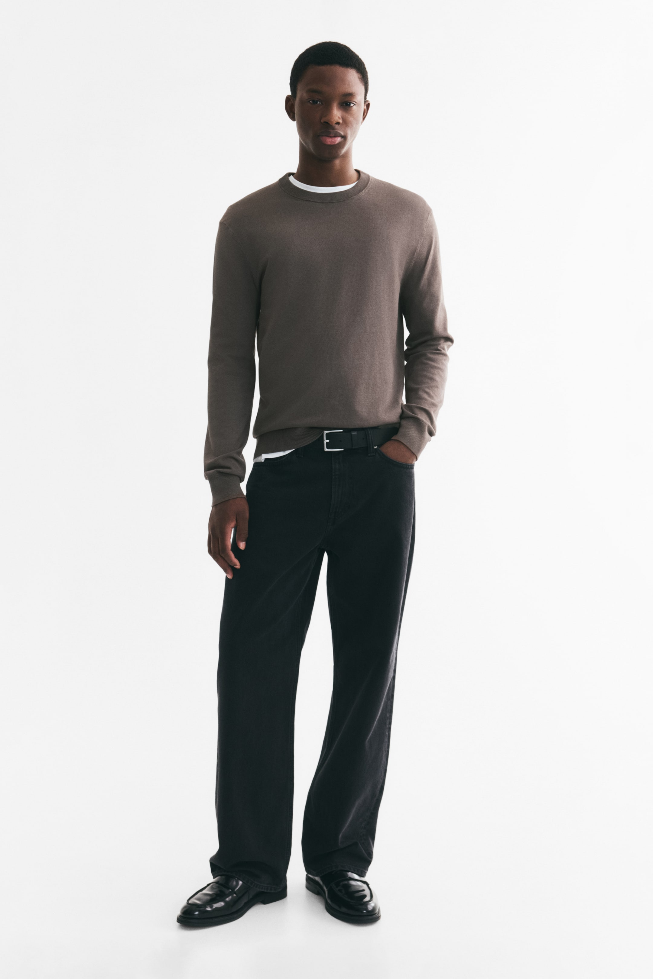 Chandail classique en fin tricot