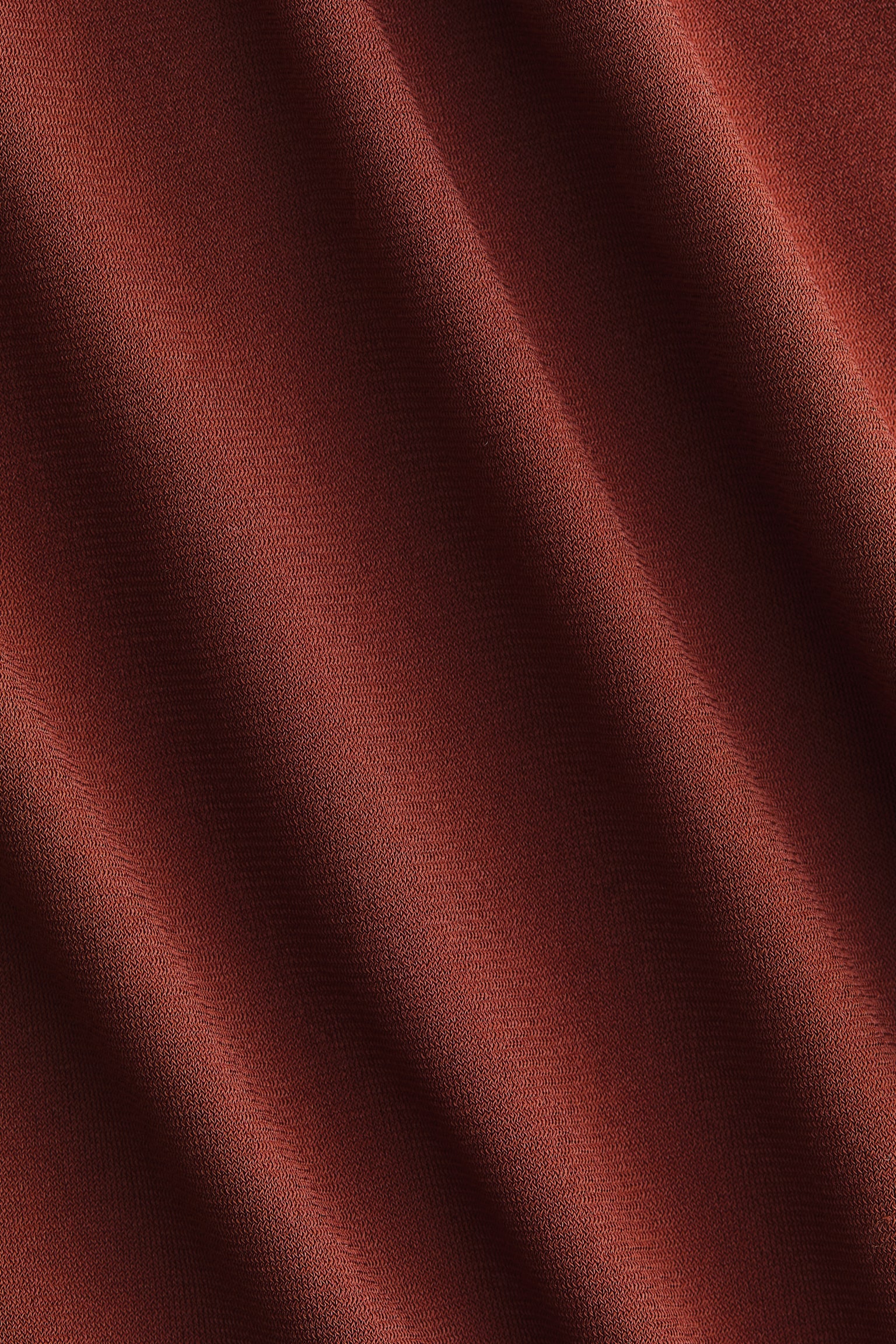 Gedrapeerde tricot top - Donkerrood/Zwart/Olijfgroen - 2