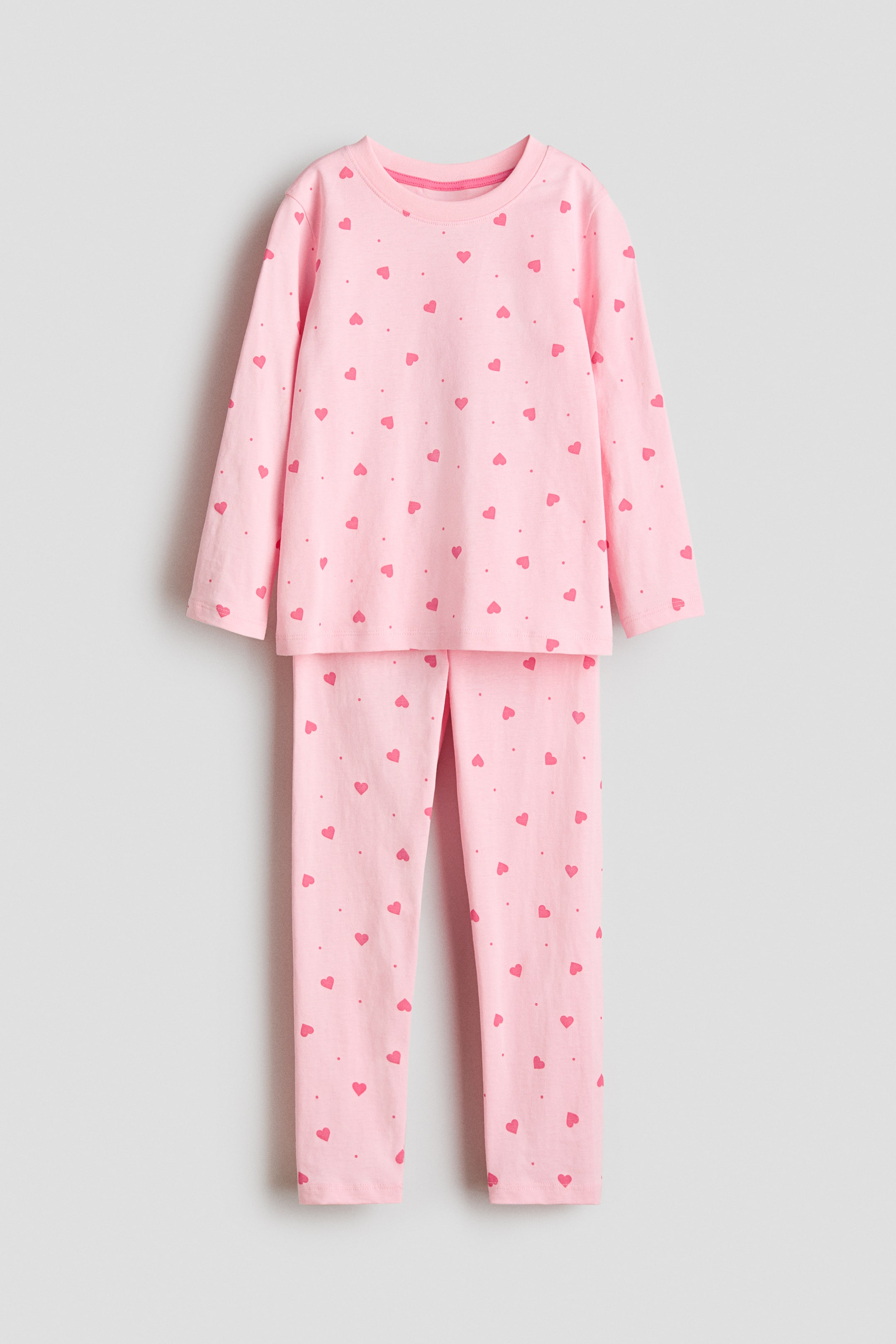 View larger image: Printed cotton pyjamas - Pink/Hearts - Kids | H&M IN 1