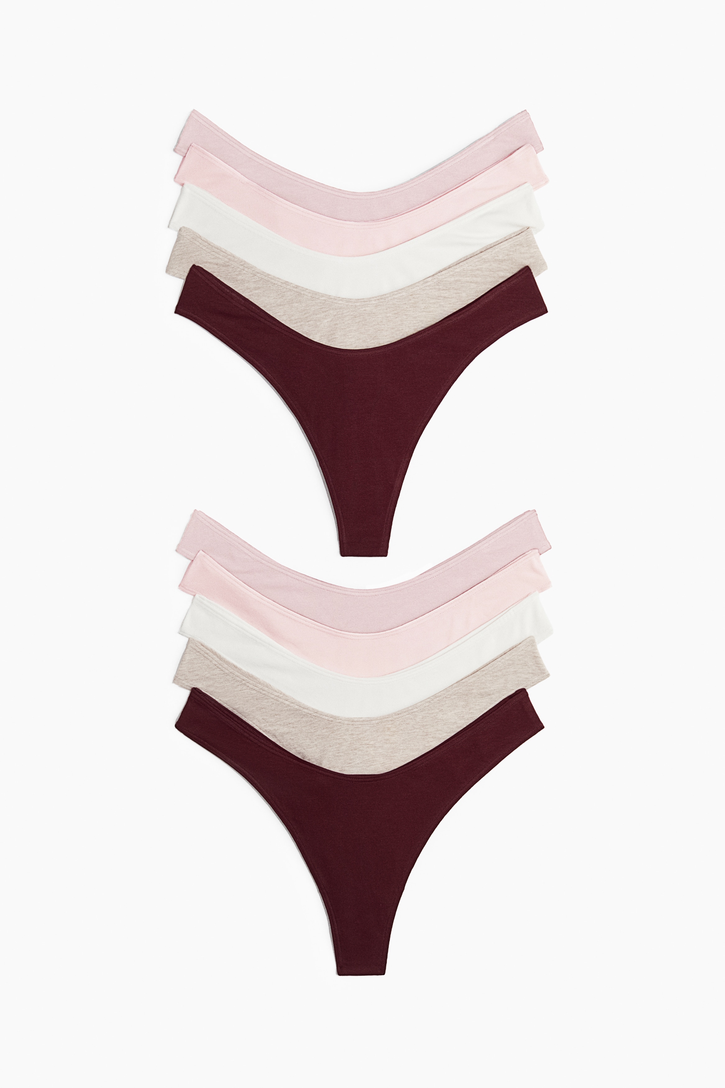 10-pack Cotton Thong Briefs from H&M - $18.99