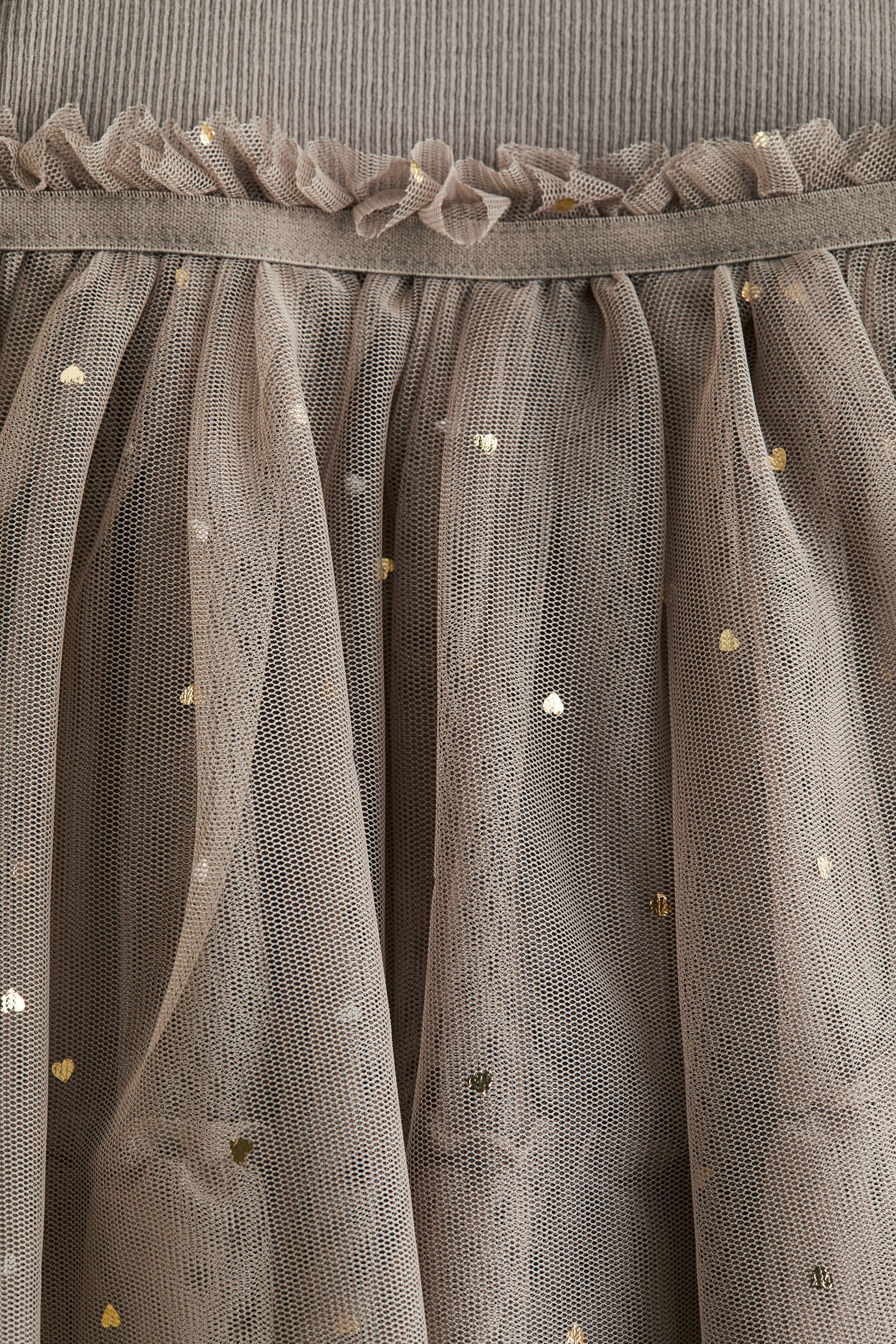 Dress with Tulle Skirt
