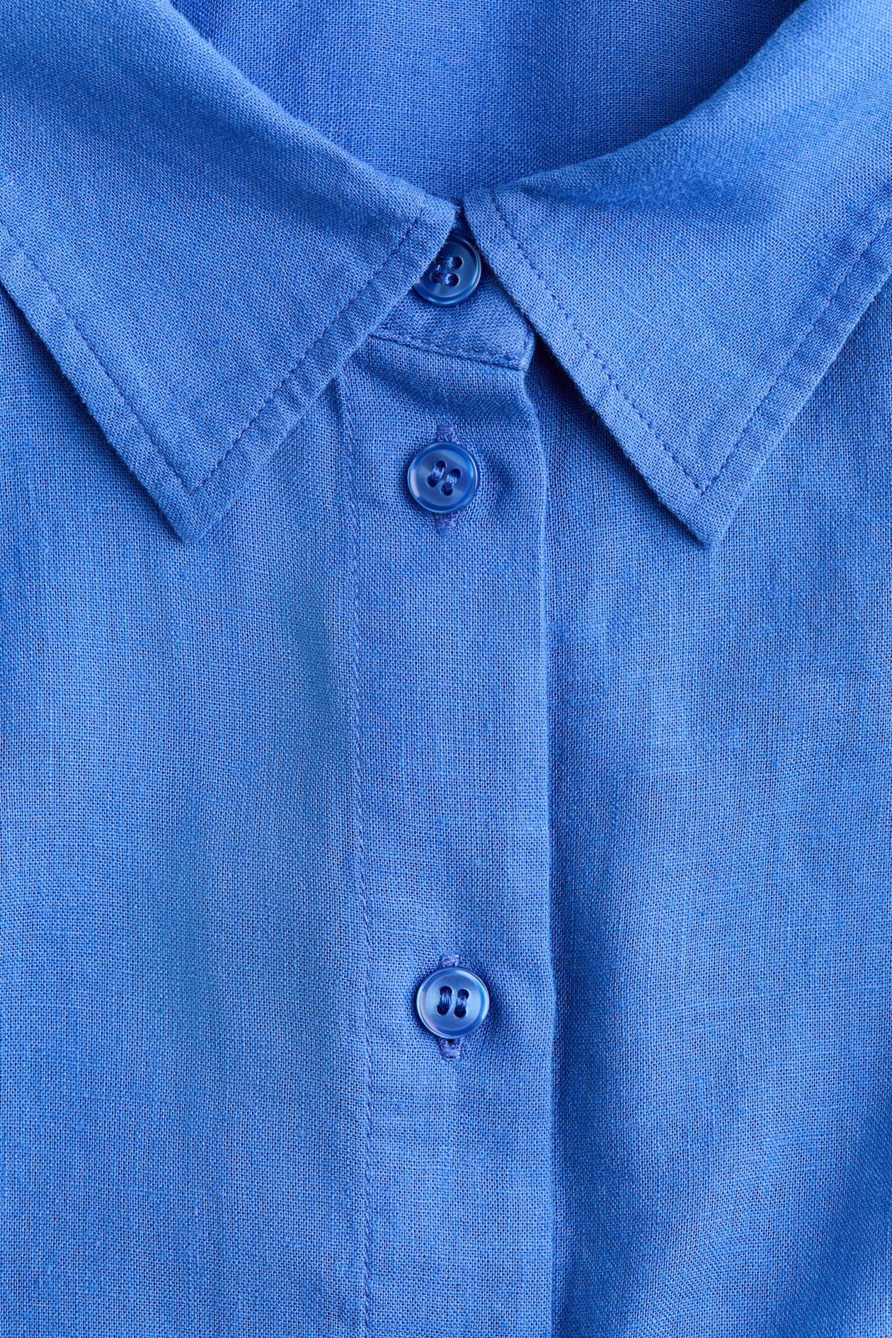 Oversized Linen-Blend Shirt - image 5