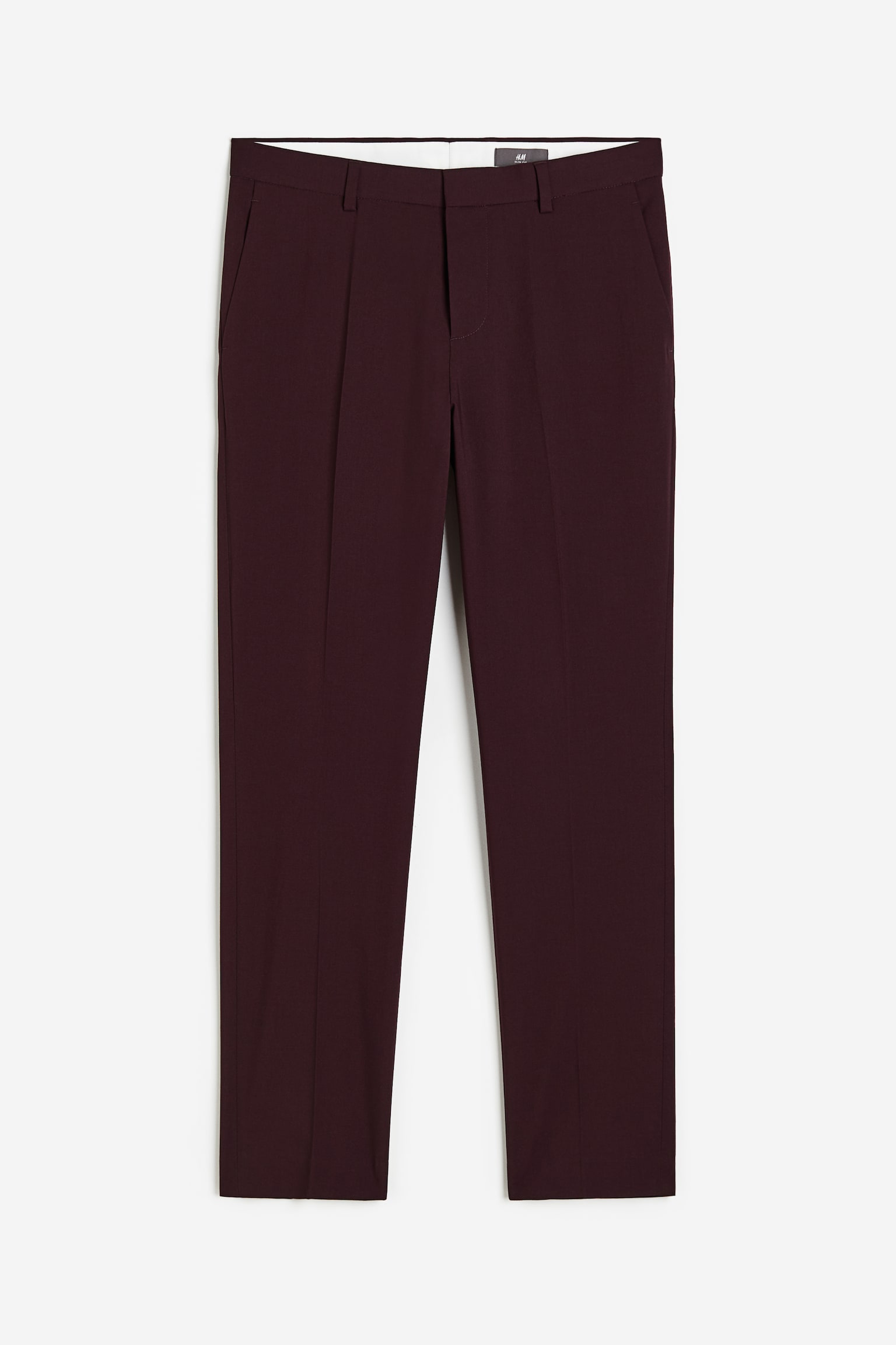 Slim Fit Suit Pants - Burgundy/Navy blue/Dark blue/Dark blue/Dark grey/Dark grey marle/Light beige/Black/Dark greige/Beige/Check/Dark grey green/Grey/Check - 2