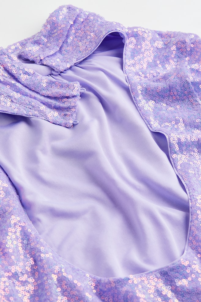 Sequined dress - Light purple/Sequins - 2