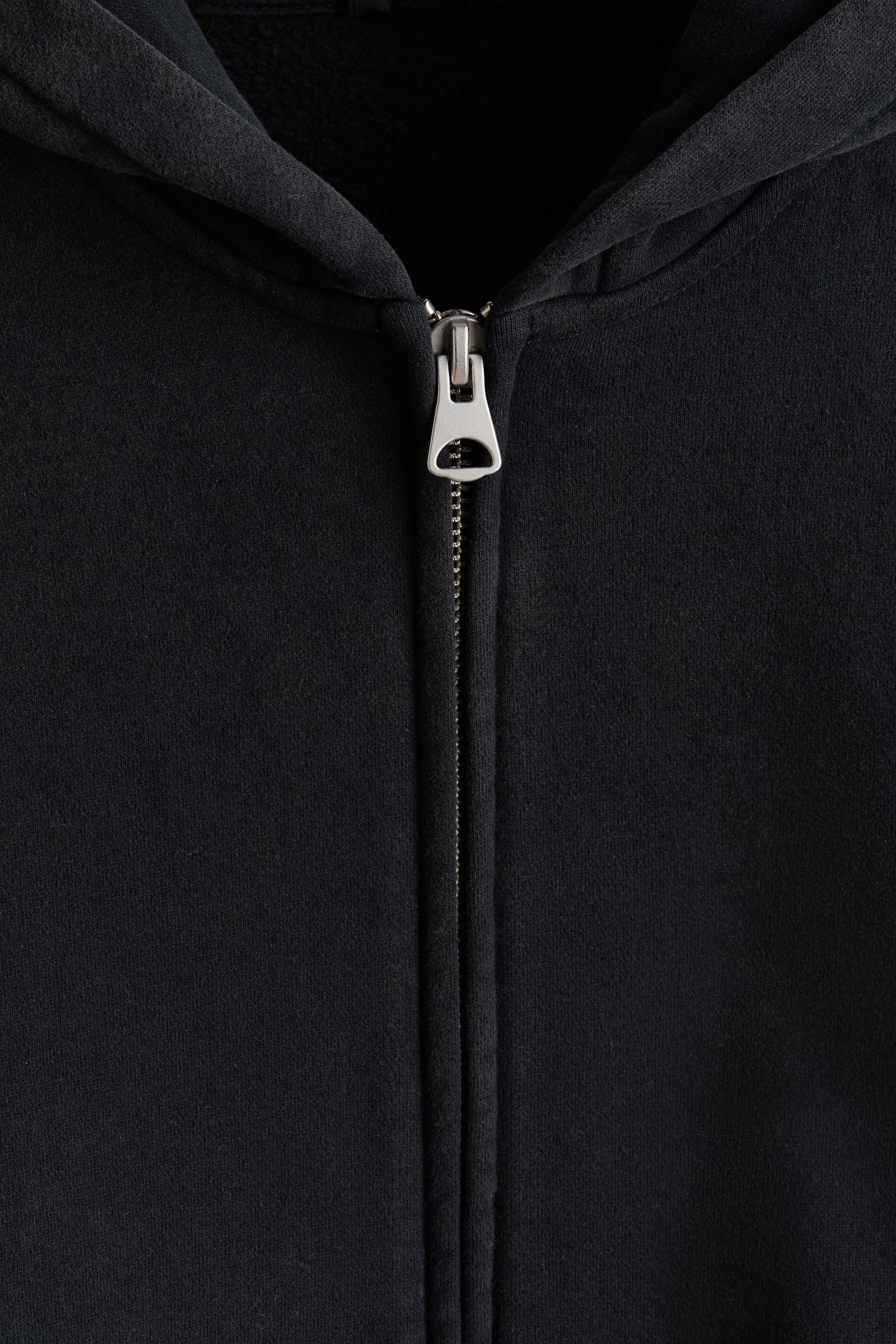 Мужская куртка H&M Oversized Hooded, цвет: Чёрный — фото 6