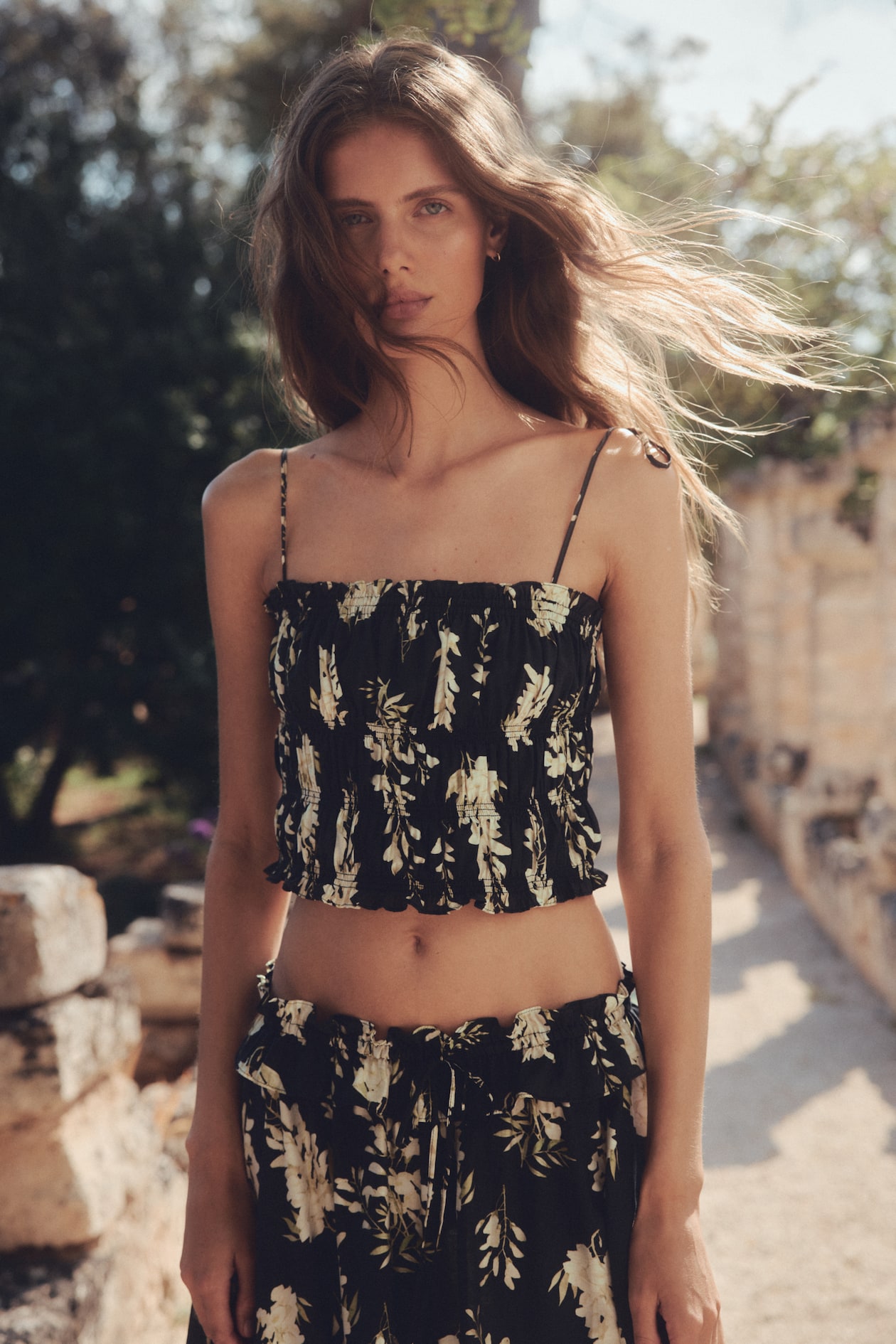 Ruffle-Trimmed Maxi Skirt - image 2