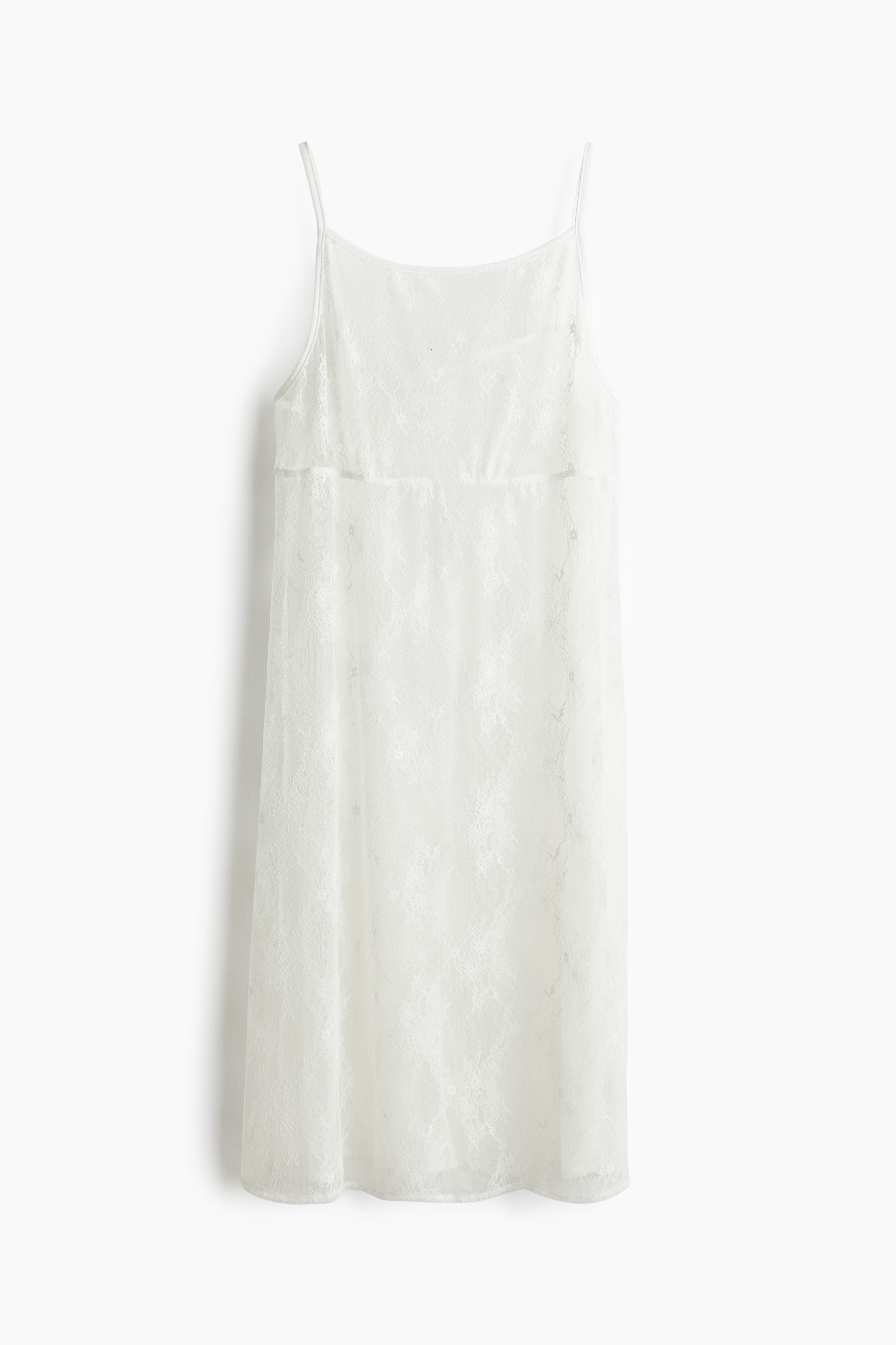 レースキャミワンピース - ホワイト - レディース | H&M JP