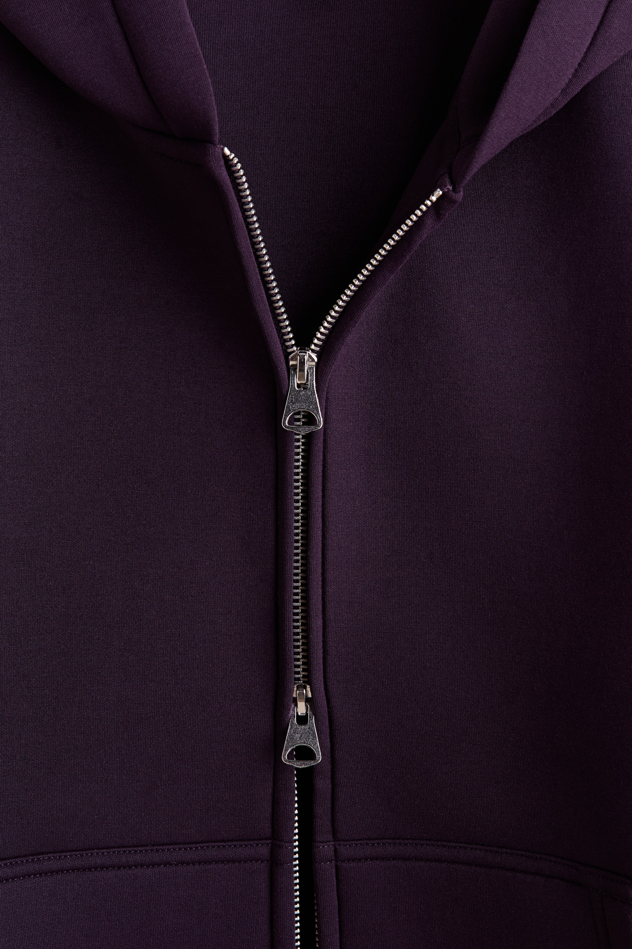 Loose-Fit Scuba Hooded Jacket