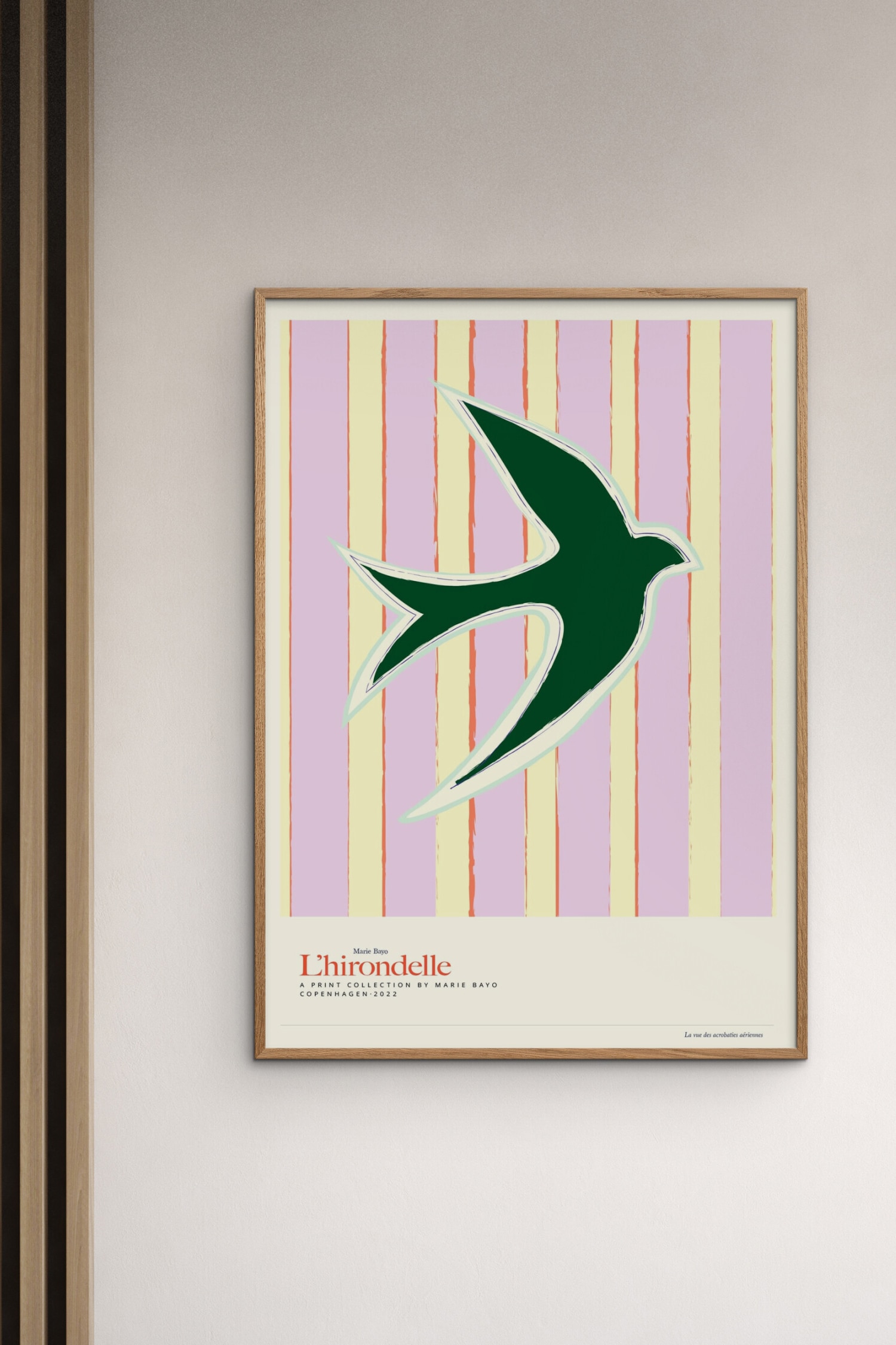 P&r X Marie Bayo - L´hirondelle - Green - Vaaleanpunainen/vihreä