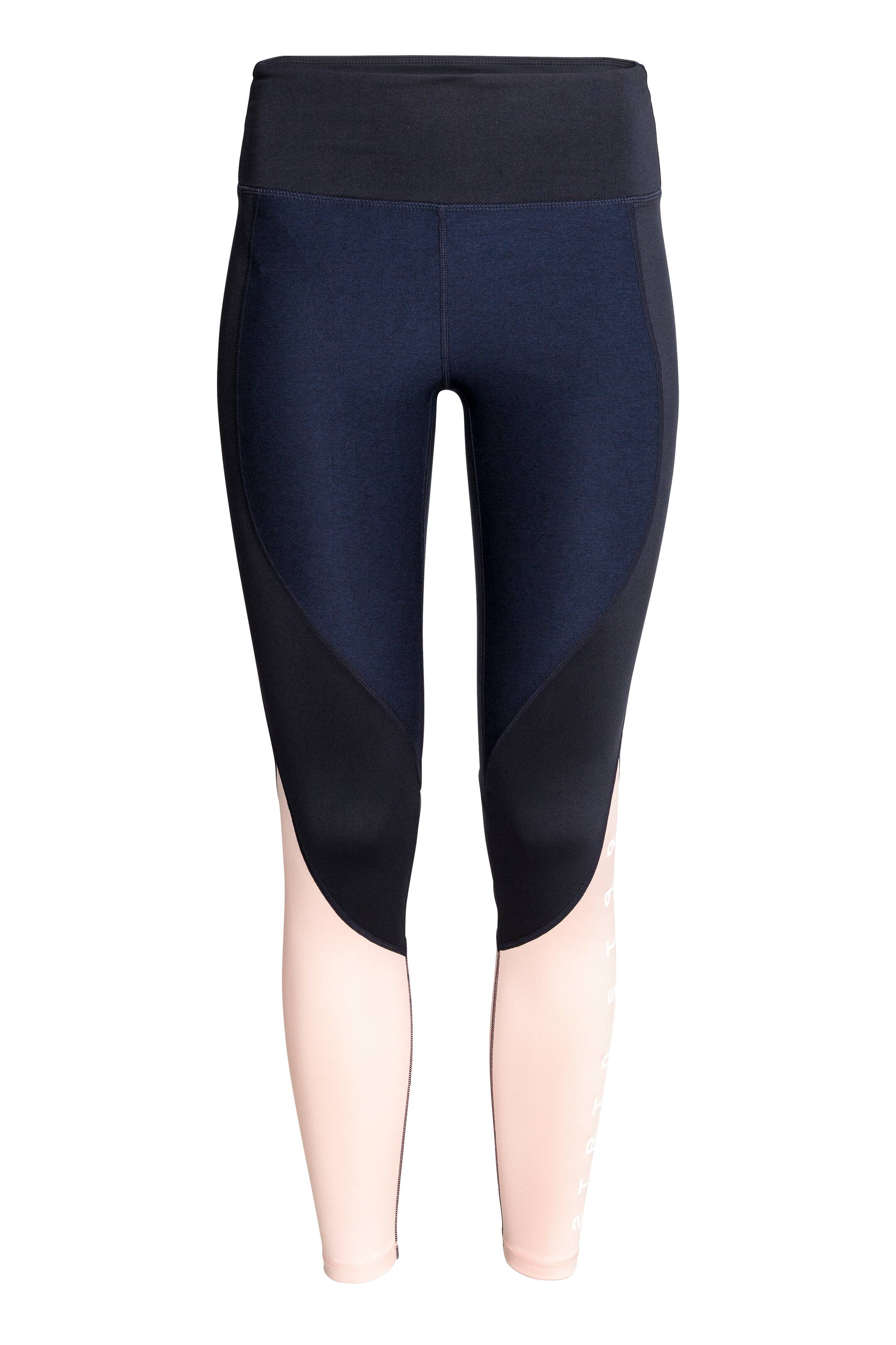 Agrandir l'image: Collant training - Bleu foncé/poudre - FEMME | H&M FR 1