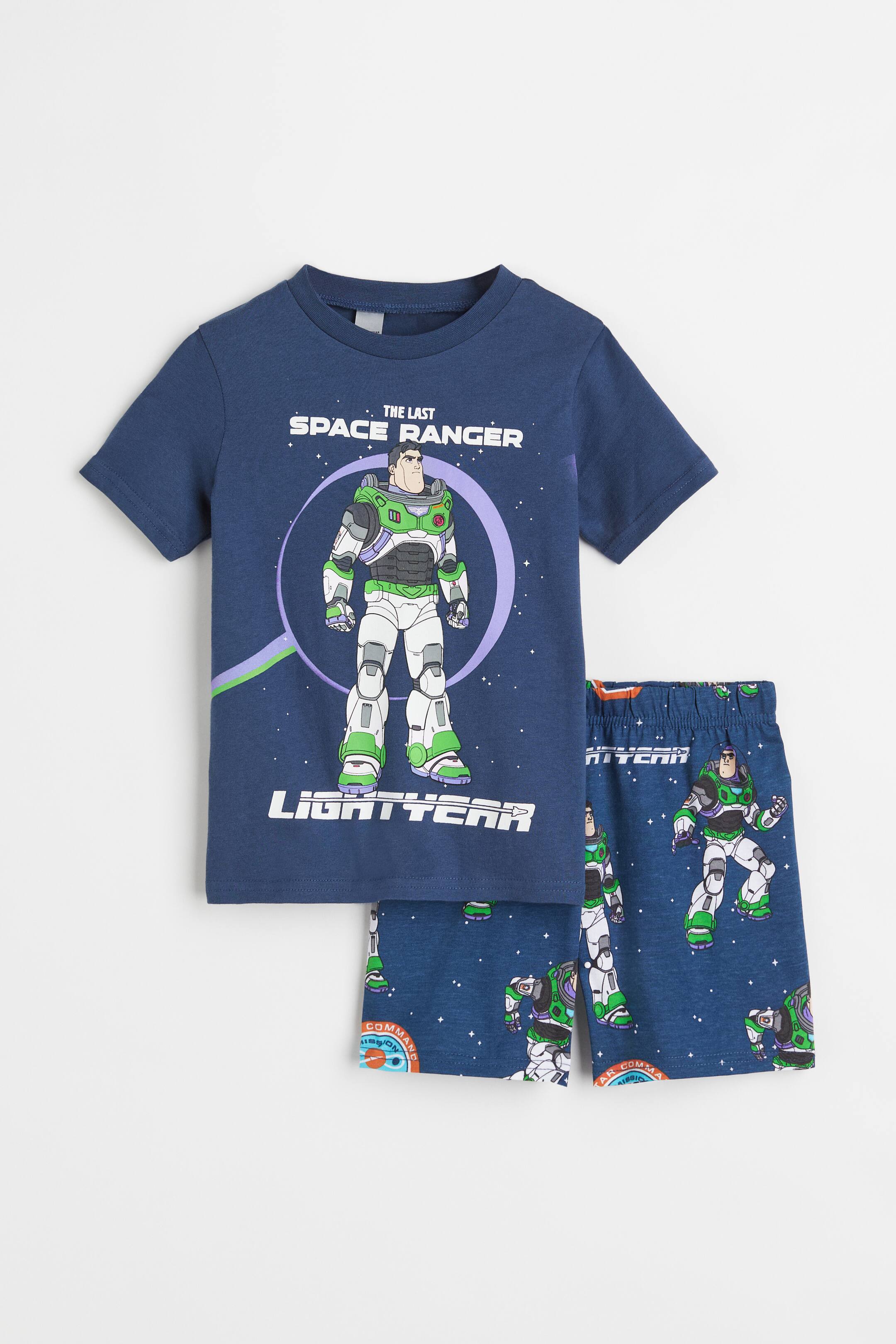 View larger image: Printed pyjamas - Dark blue/Buzz Lightyear - Kids | H&M 1